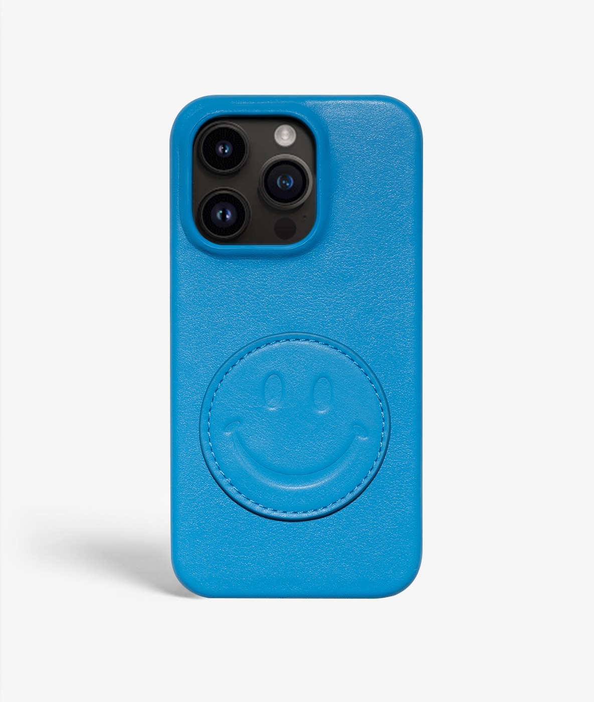 Coque iPhone 14 Pro Max Smiley Blue