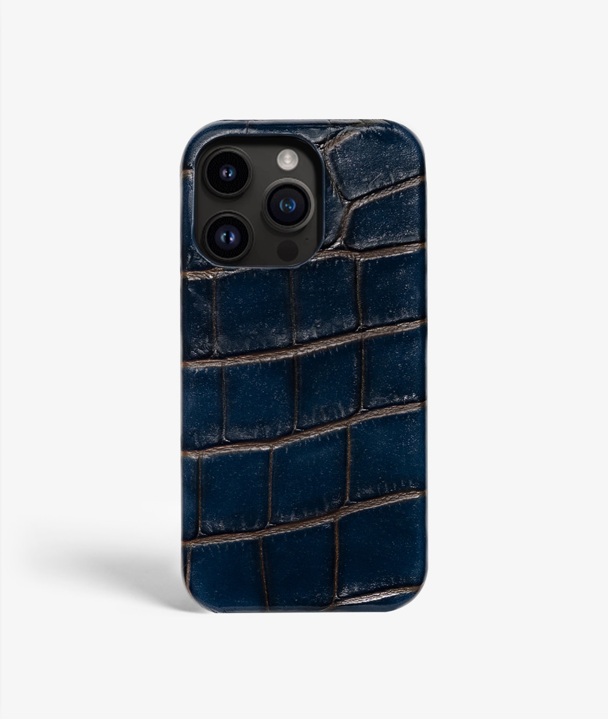 Coque iPhone 13 Pro Max Croco Blue