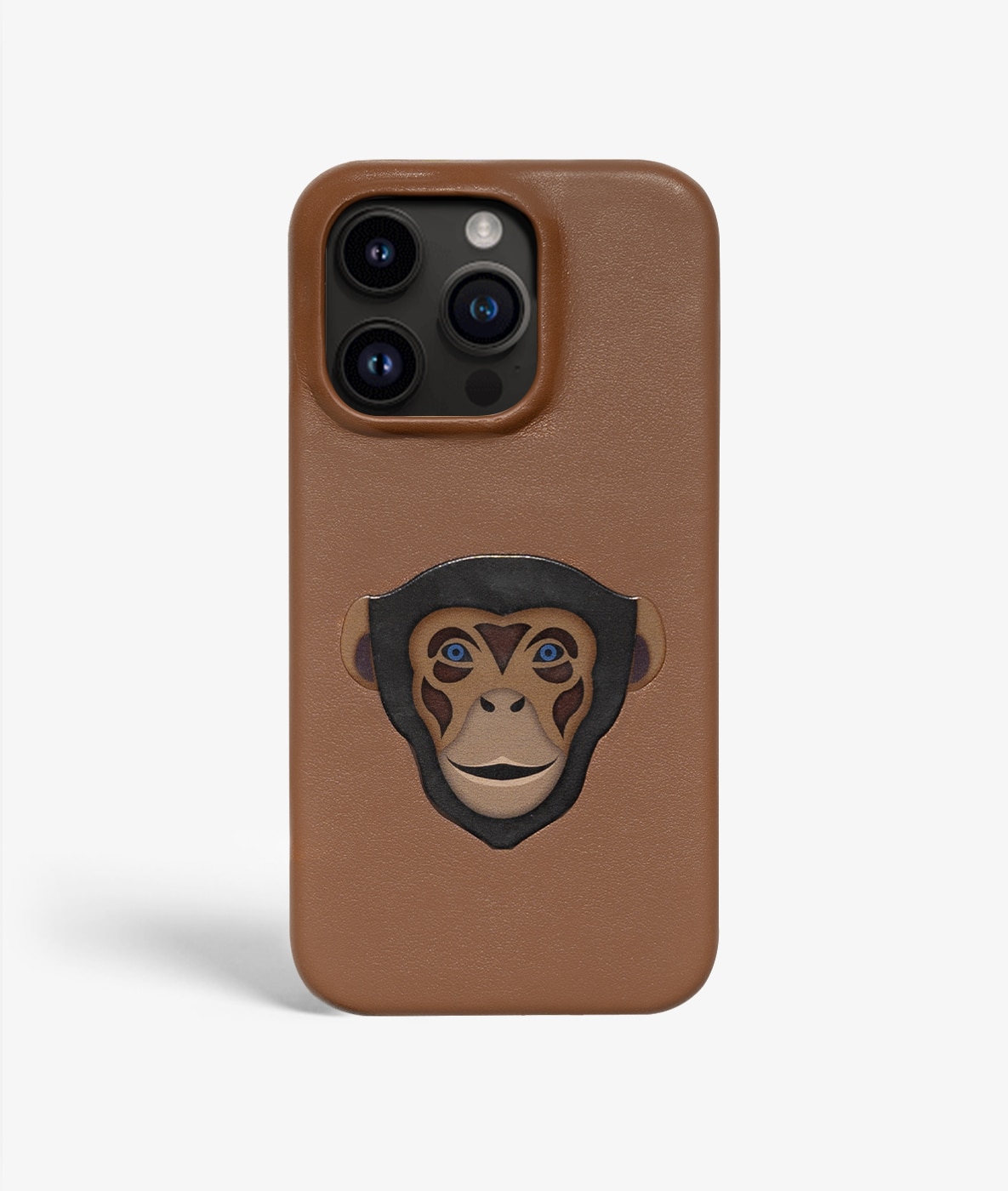 Coque iPhone 14 Pro Max Monkey Brown