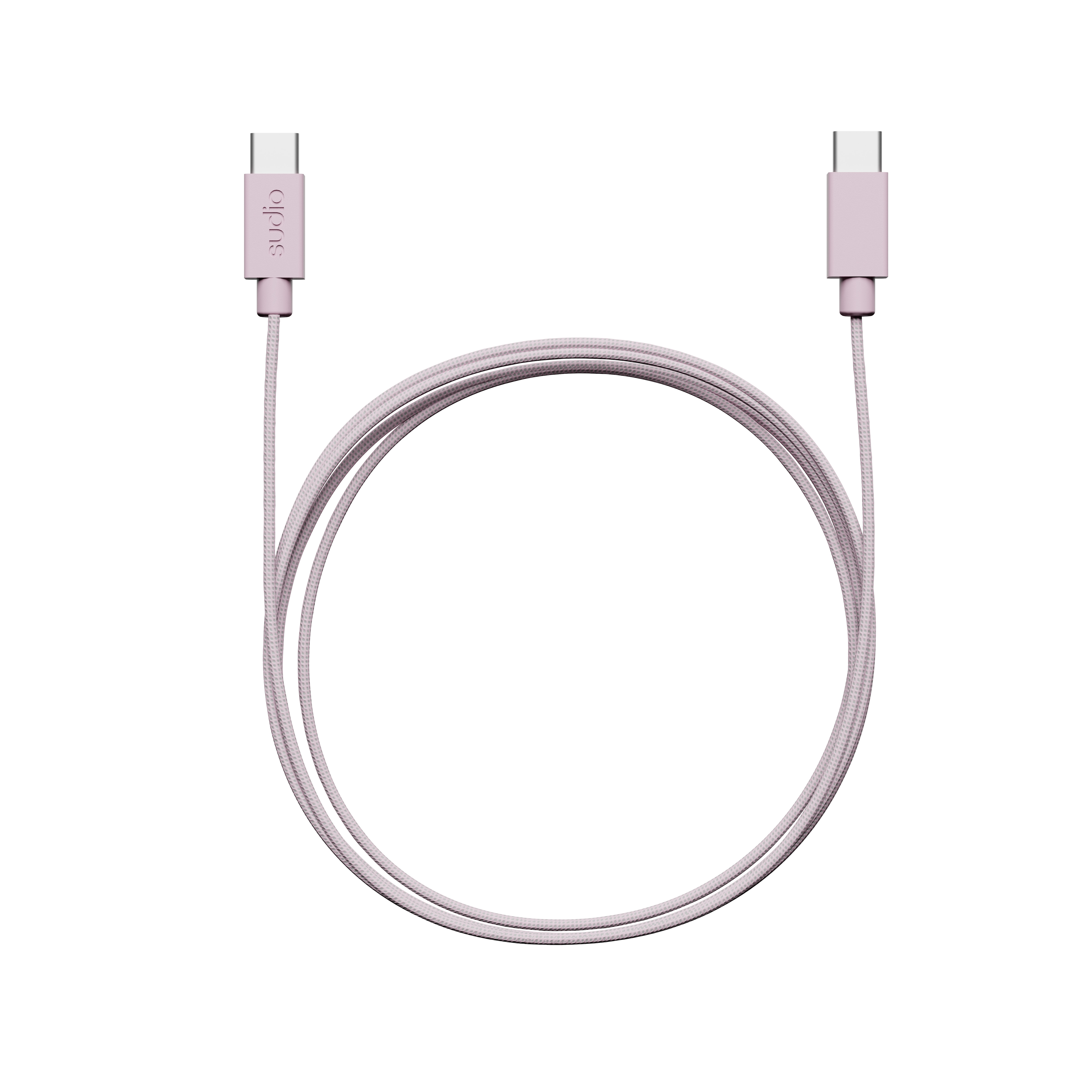 C1-C Câble de chargement USB-C vers USB-C 1.8 m, Rose