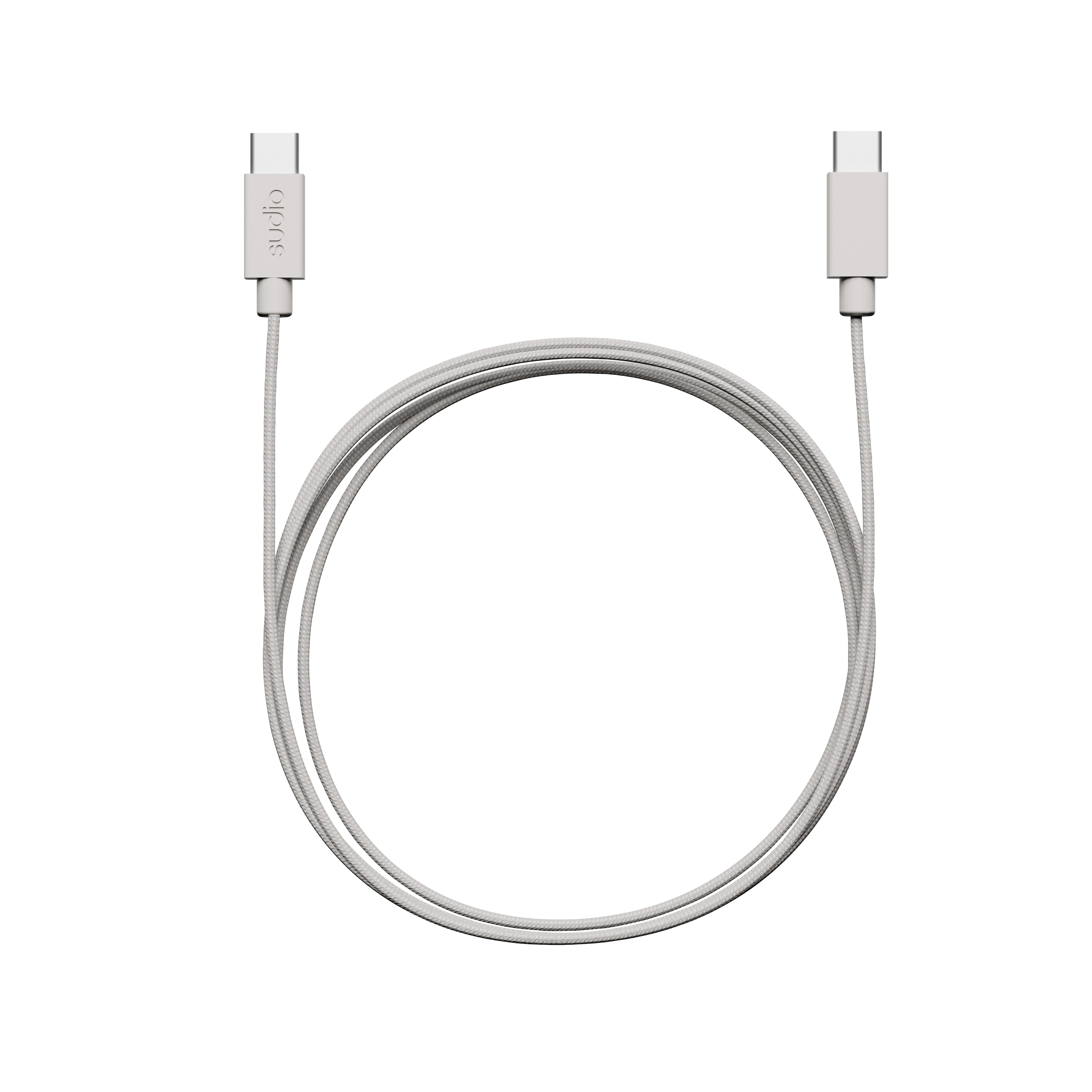 C1-C Câble de chargement USB-C vers USB-C 1.8 m, Blanc