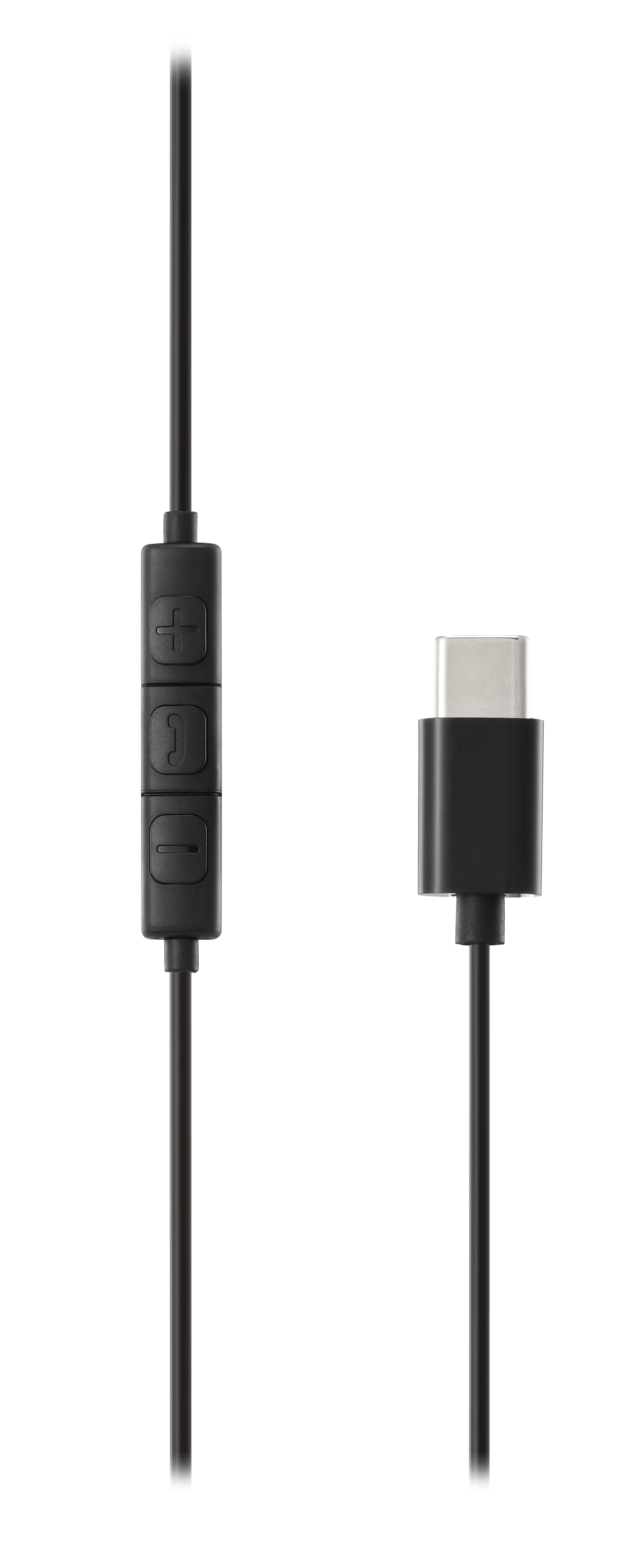 Écouteurs semi-intra-auriculaires USB-C, noir