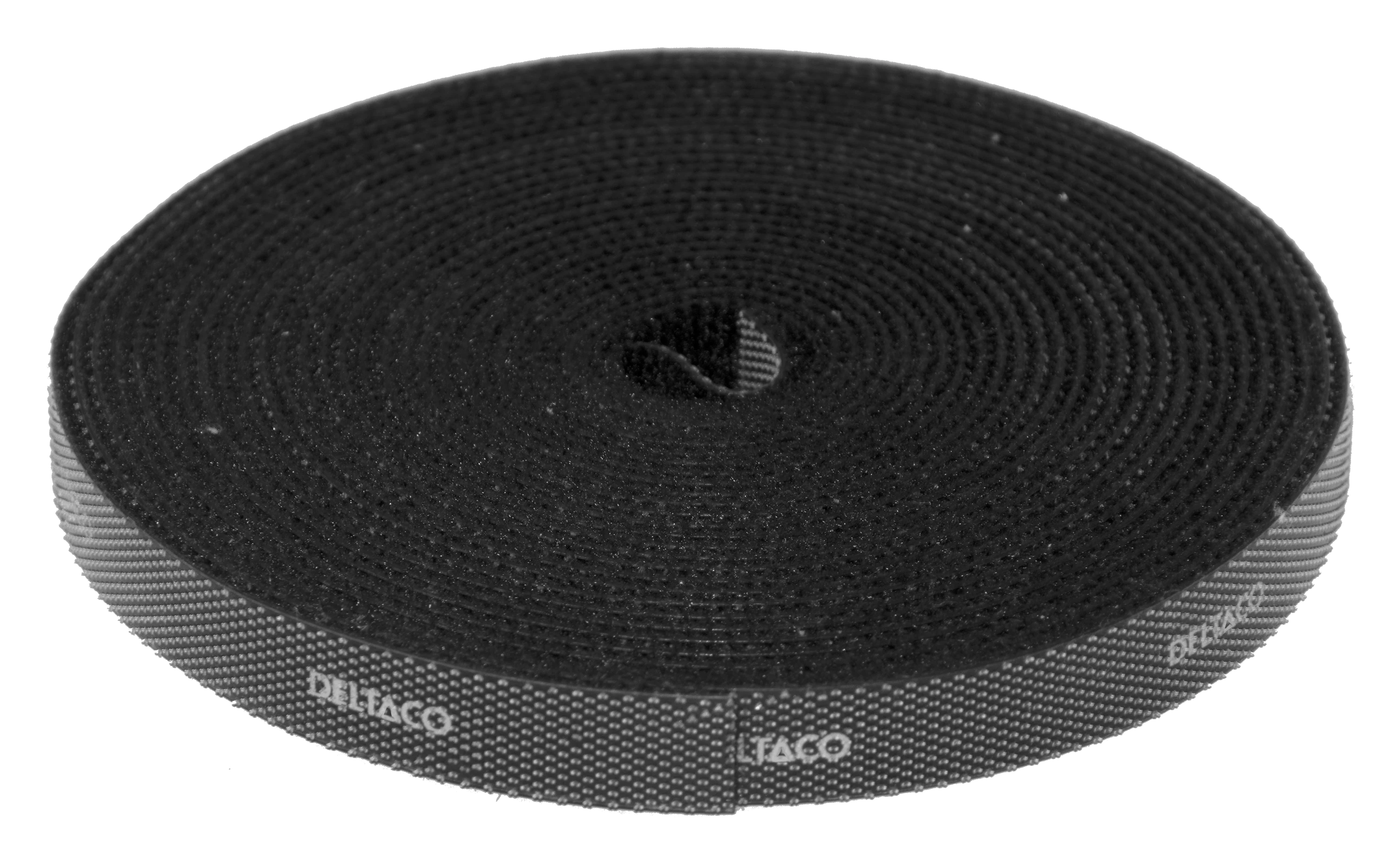 Bande velcro en rouleau 5m, noir