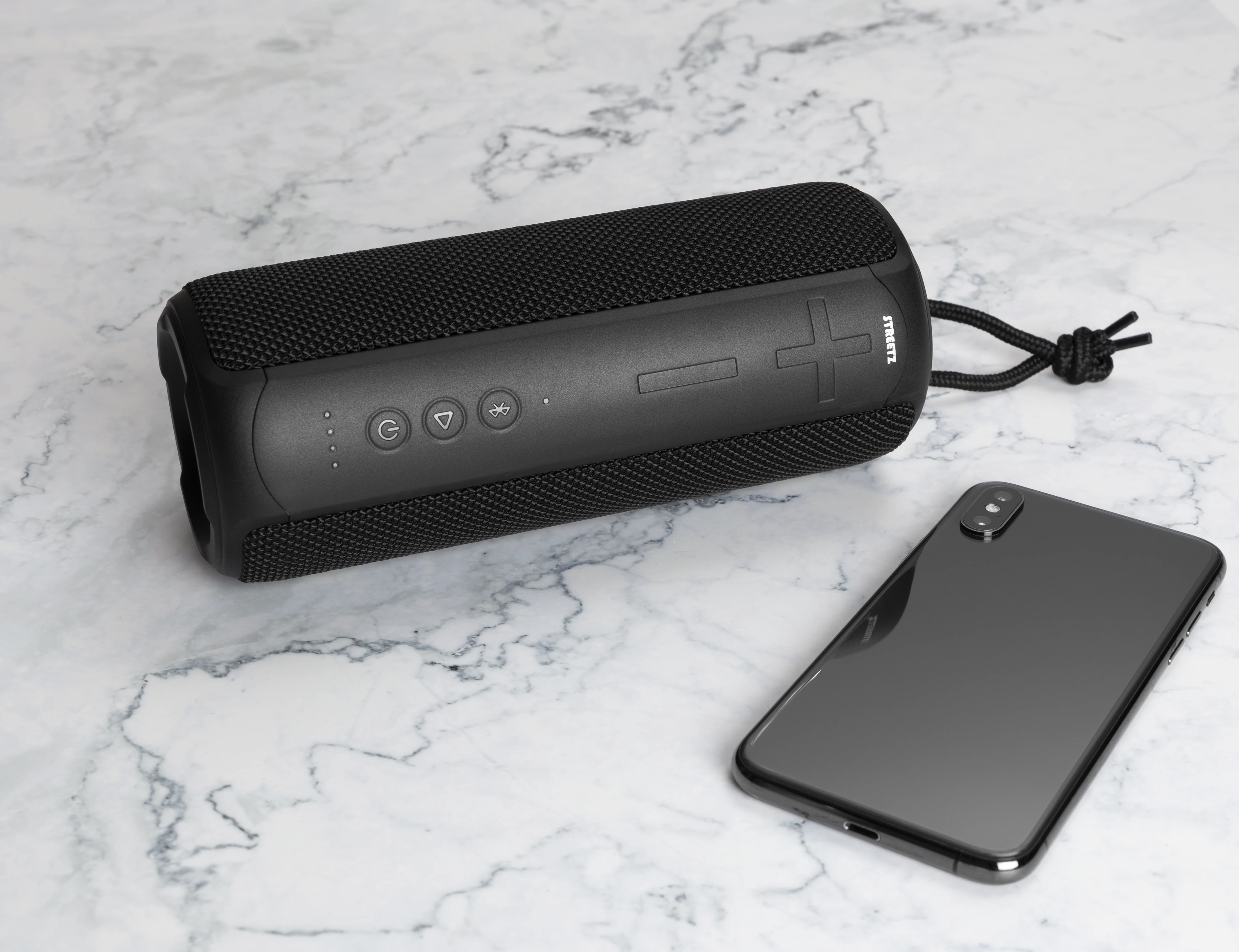 Enceinte Bluetooth étanche, noir