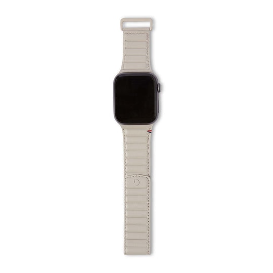 Leather Magnetic Traction Strap Apple Watch 41mm Series 9, Clay