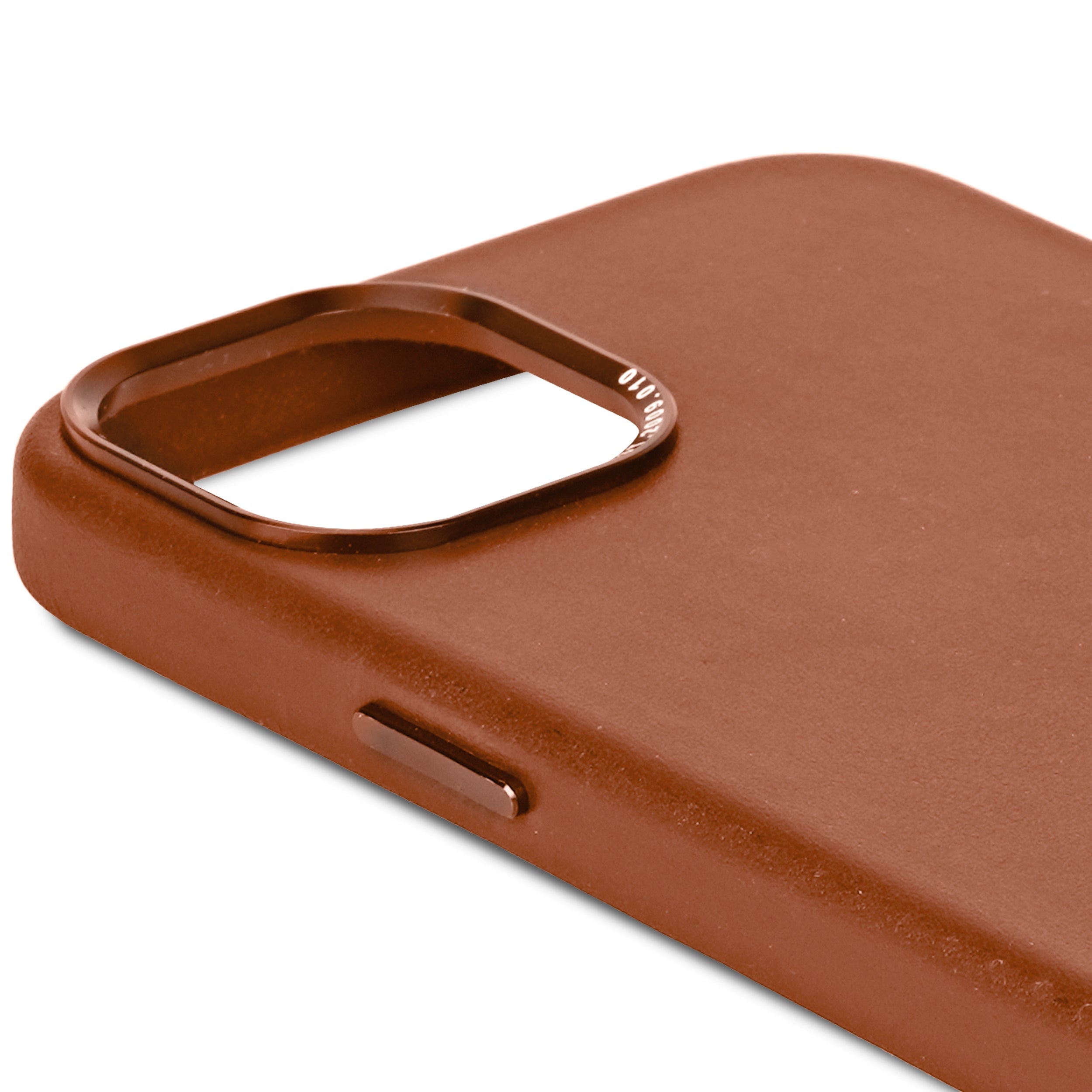 Leather Back Cover iPhone 15, Tan