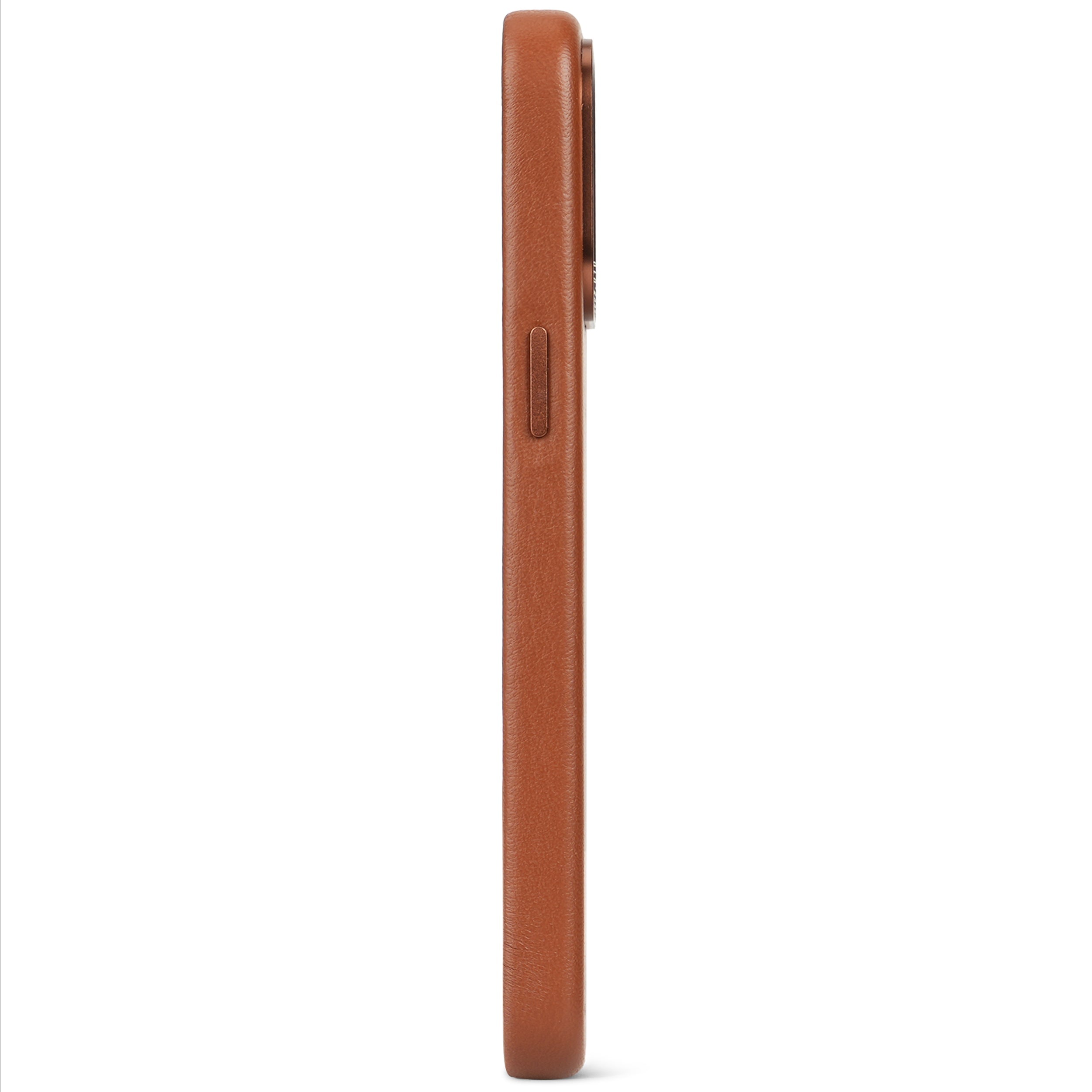 Leather Back Cover iPhone 15, Tan