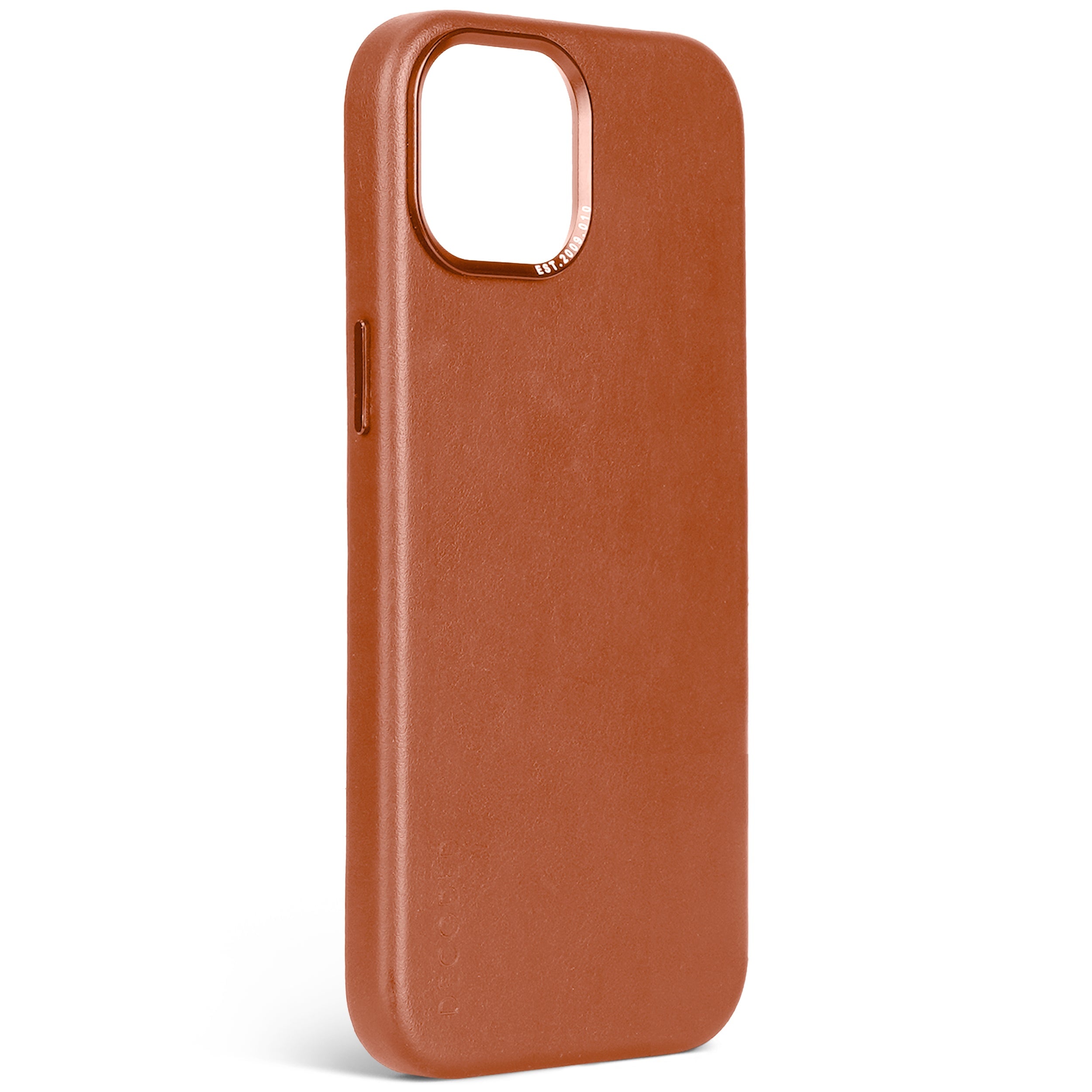 Leather Back Cover iPhone 15, Tan