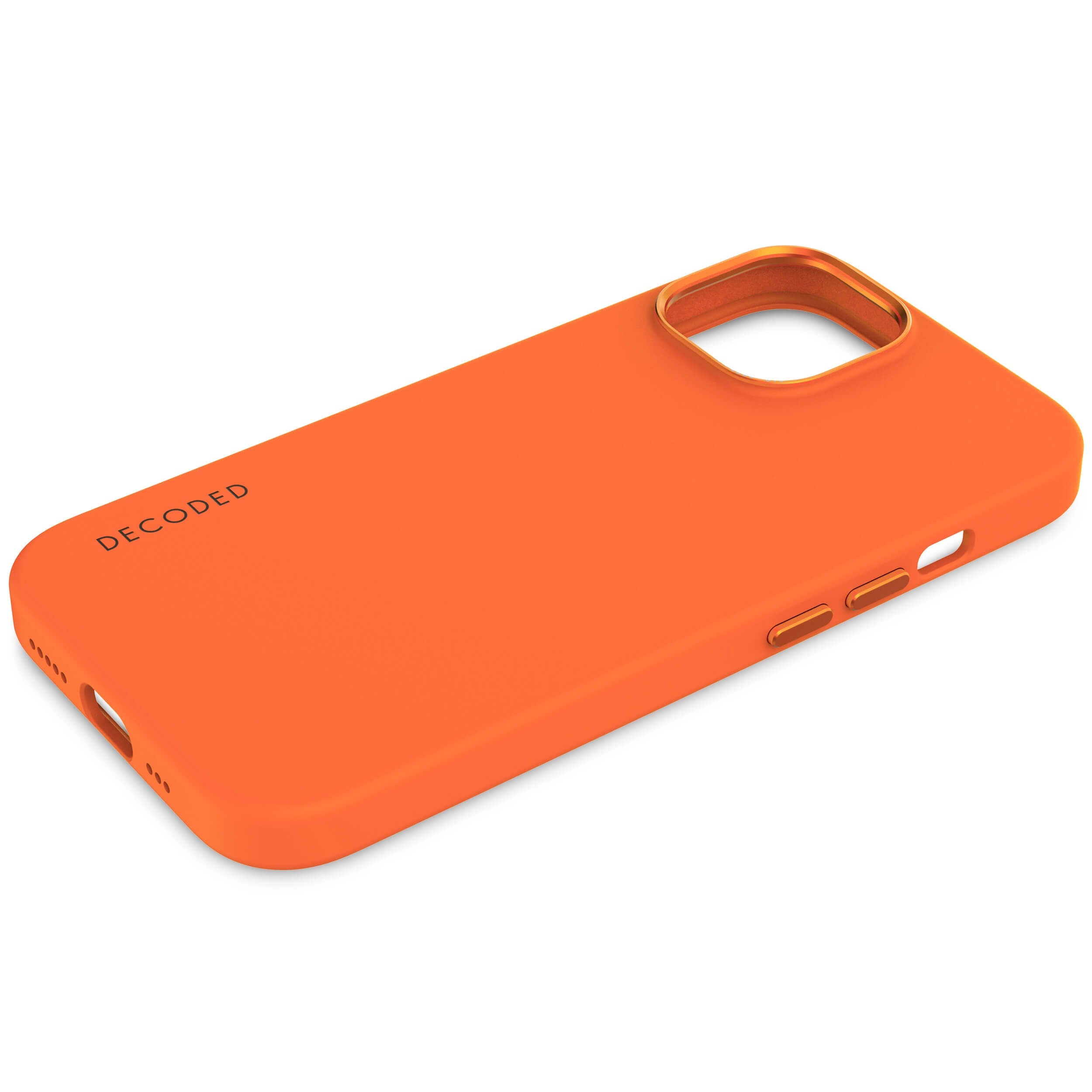 AntiMicrobial Silicone Back Cover iPhone 15, Apricot