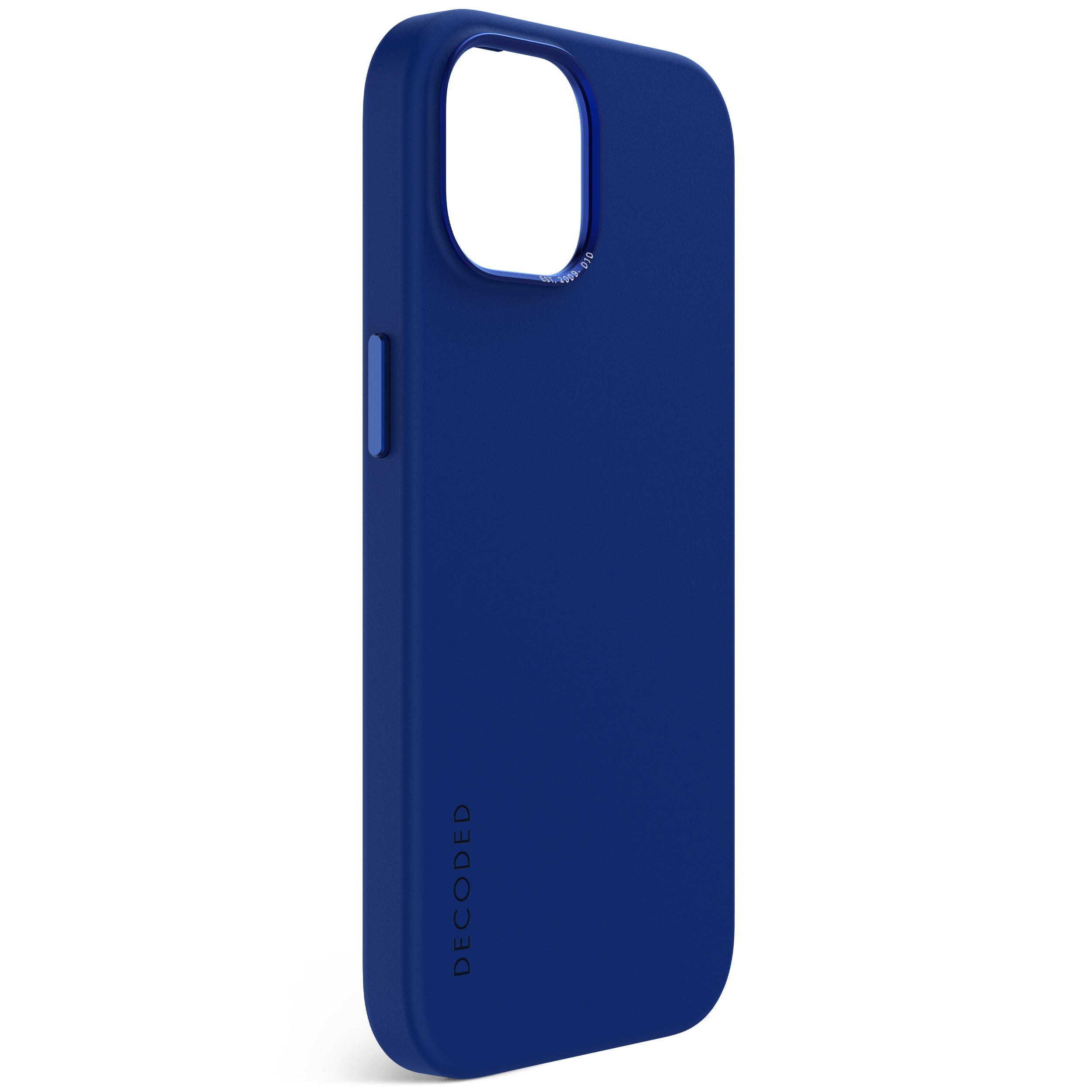 AntiMicrobial Silicone Back Cover iPhone 15, Galactic Blue