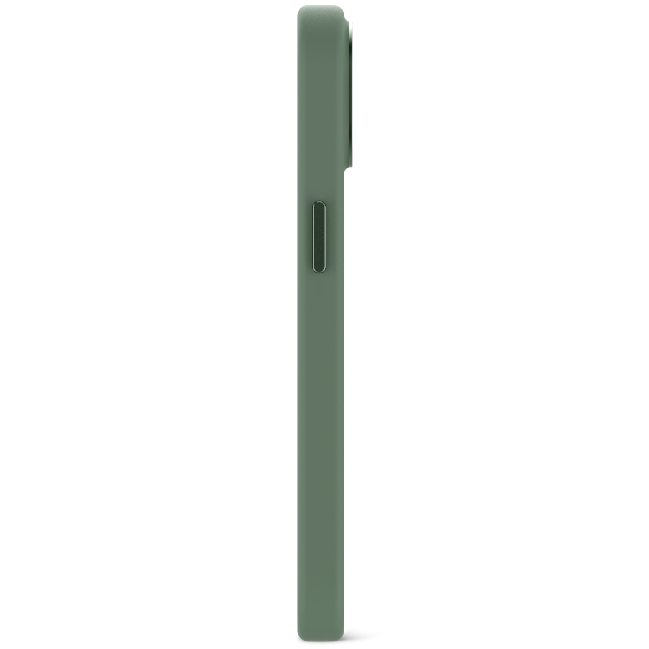 AntiMicrobial Silicone Back Cover iPhone 15, Sage Leaf