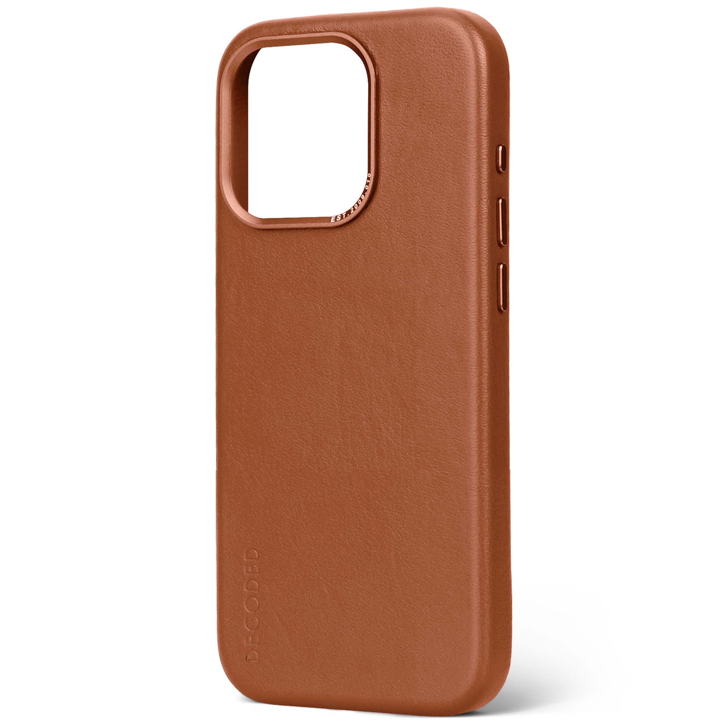 Leather Back Cover iPhone 15 Pro, Tan
