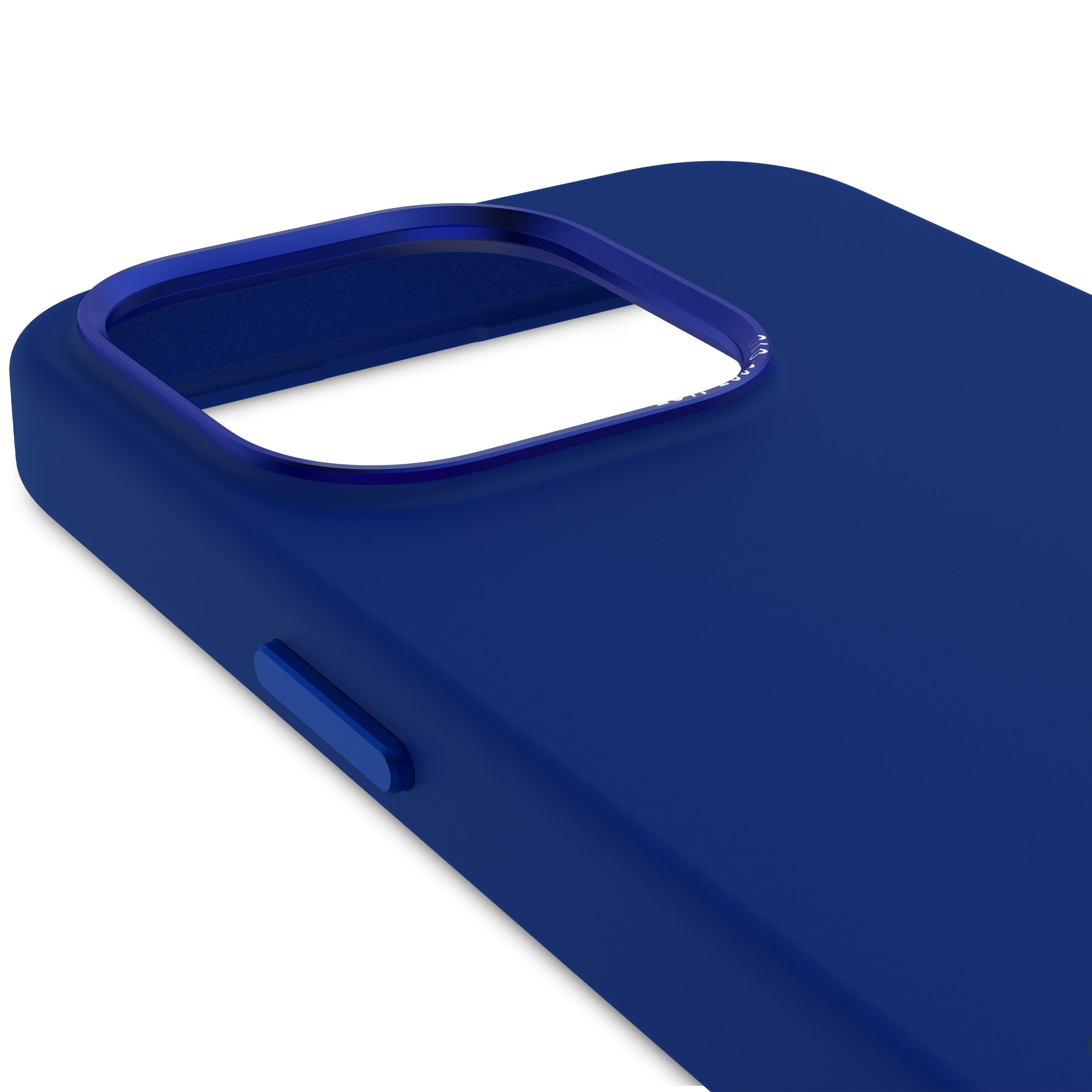 AntiMicrobial Silicone Back Cover iPhone 15 Pro, Galactic Blue