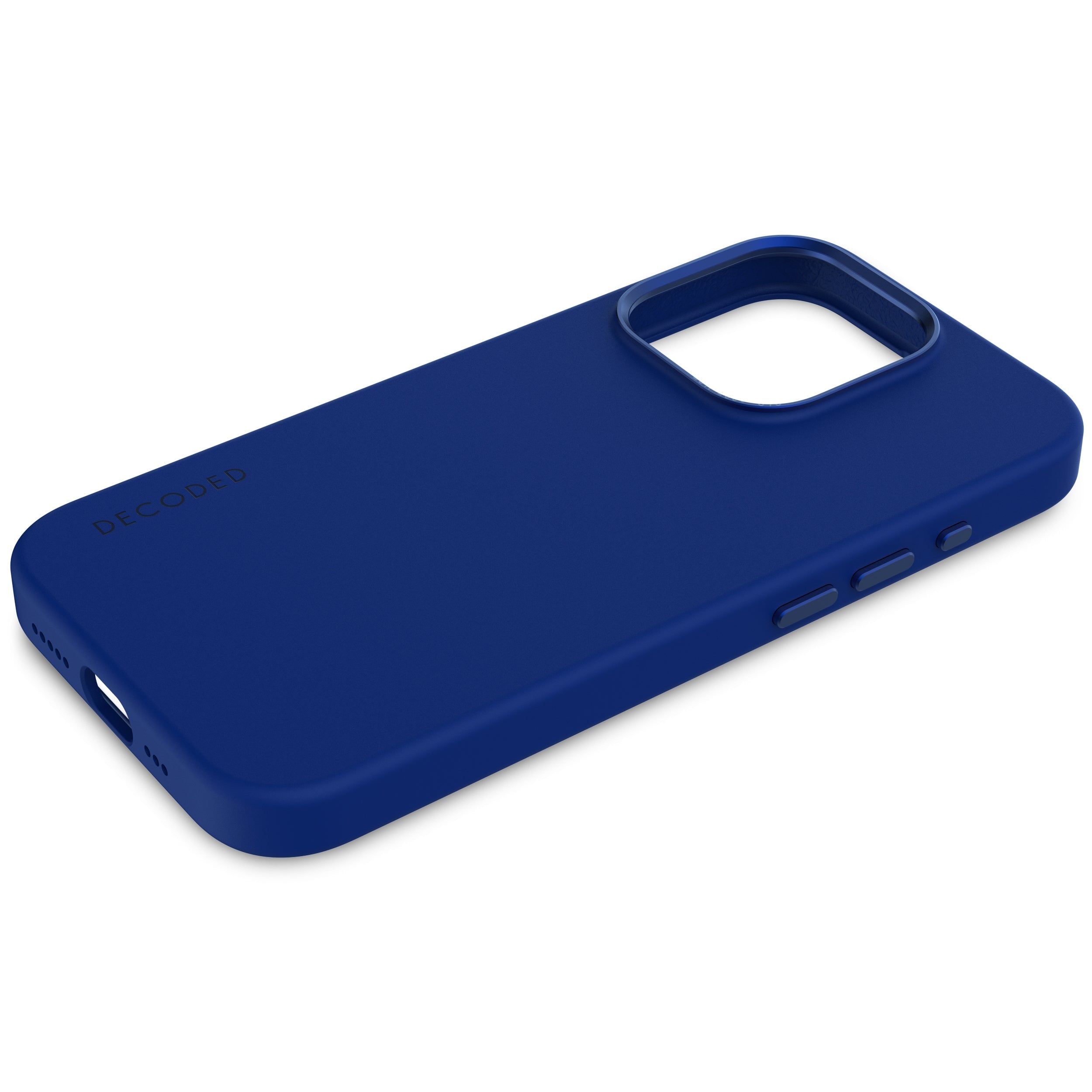 AntiMicrobial Silicone Back Cover iPhone 15 Pro, Galactic Blue