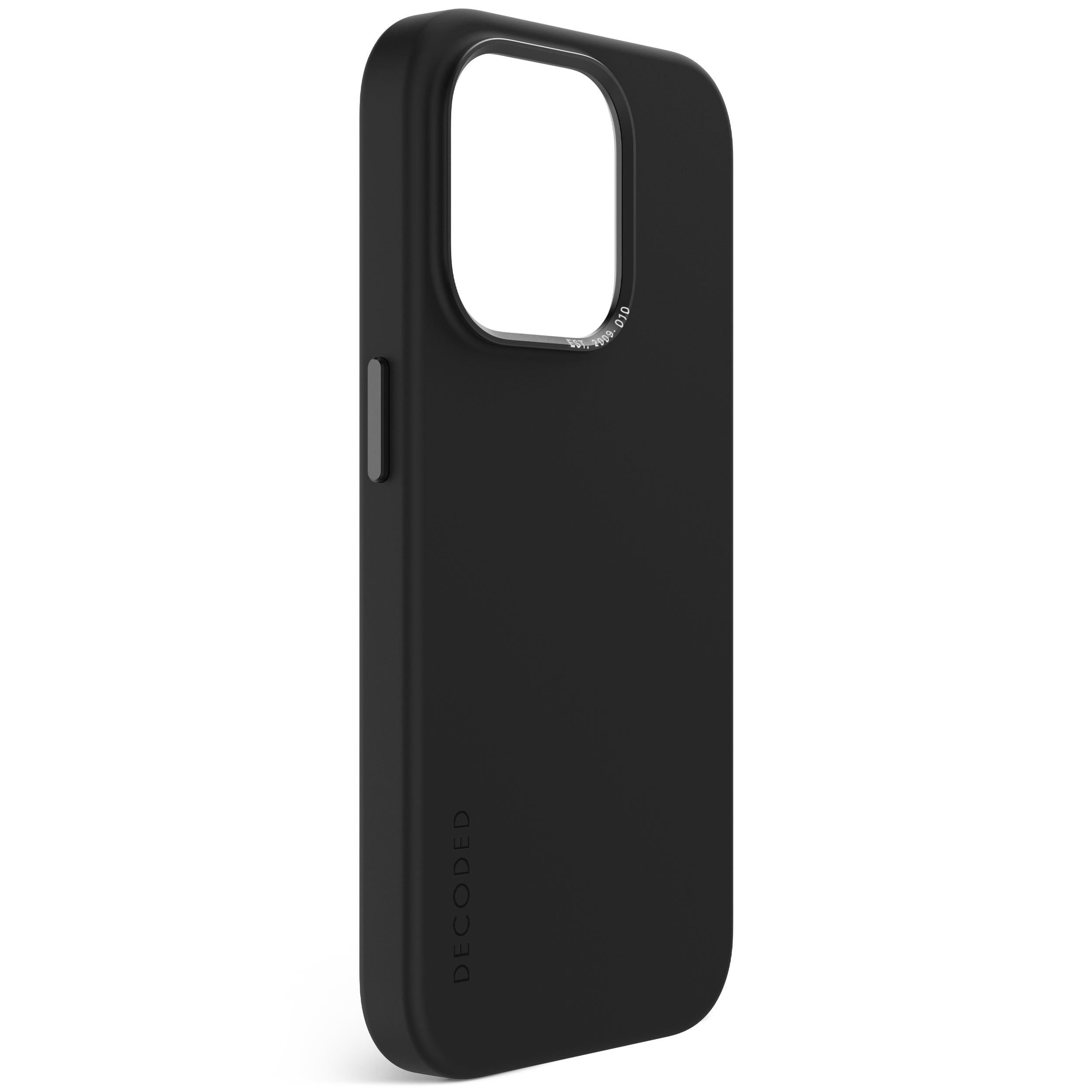 AntiMicrobial Silicone Back Cover iPhone 15 Pro, Graphine