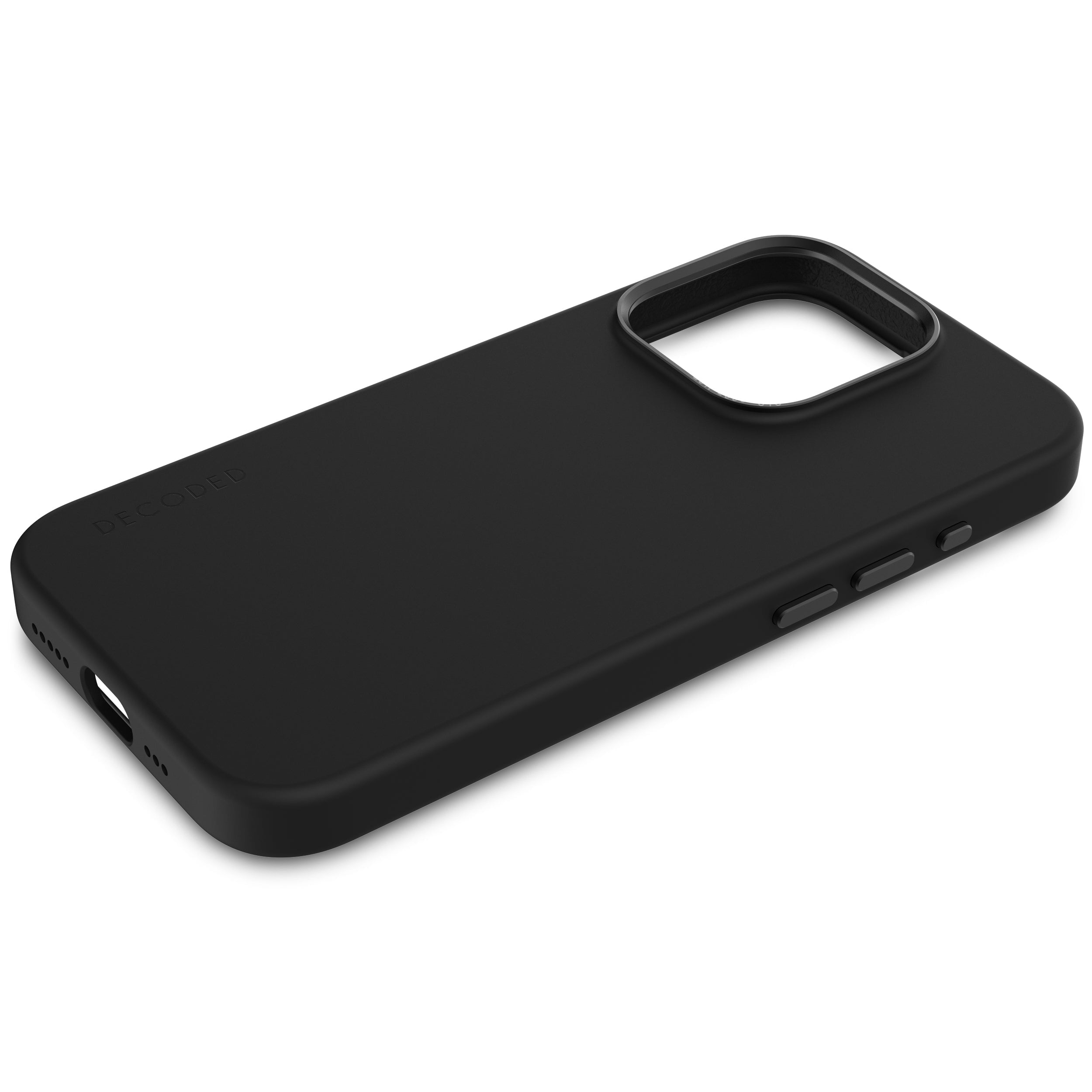 AntiMicrobial Silicone Back Cover iPhone 15 Pro, Graphine