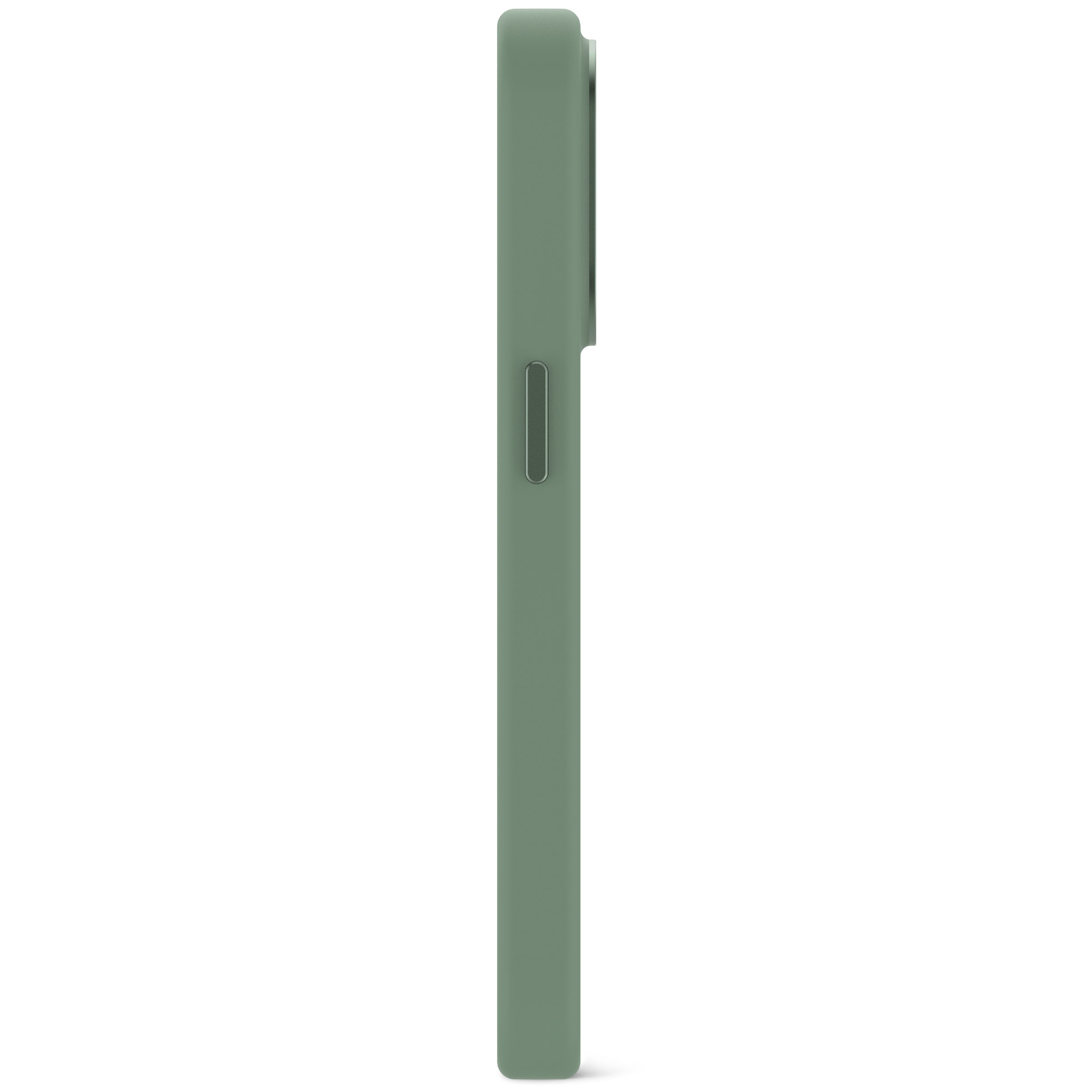 AntiMicrobial Silicone Back Cover iPhone 15 Pro, Sage Leaf