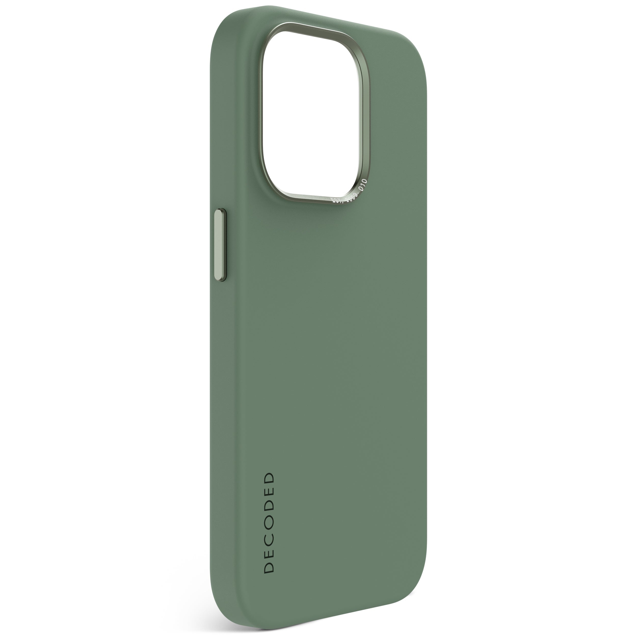 AntiMicrobial Silicone Back Cover iPhone 15 Pro, Sage Leaf