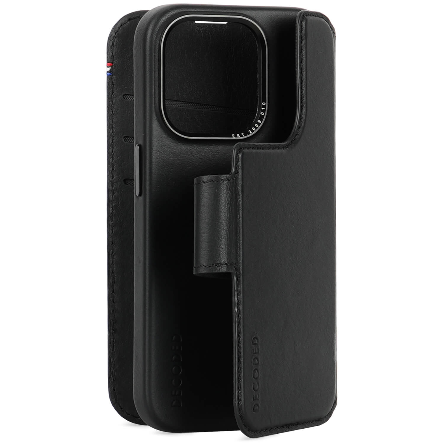 Detachable Wallet Leather iPhone 15 Pro, Black
