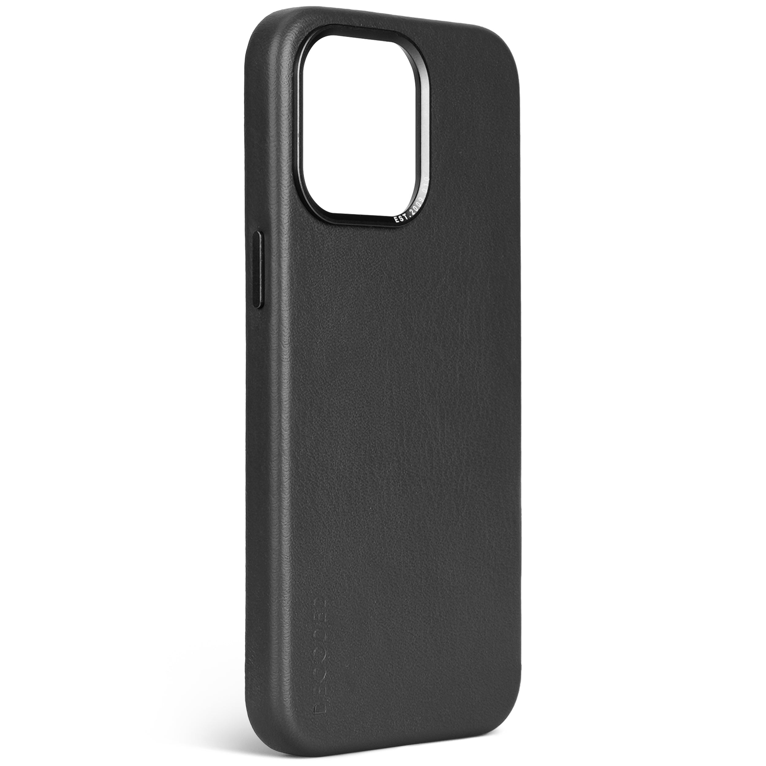 Leather Back Cover iPhone 15 Pro Max, Black