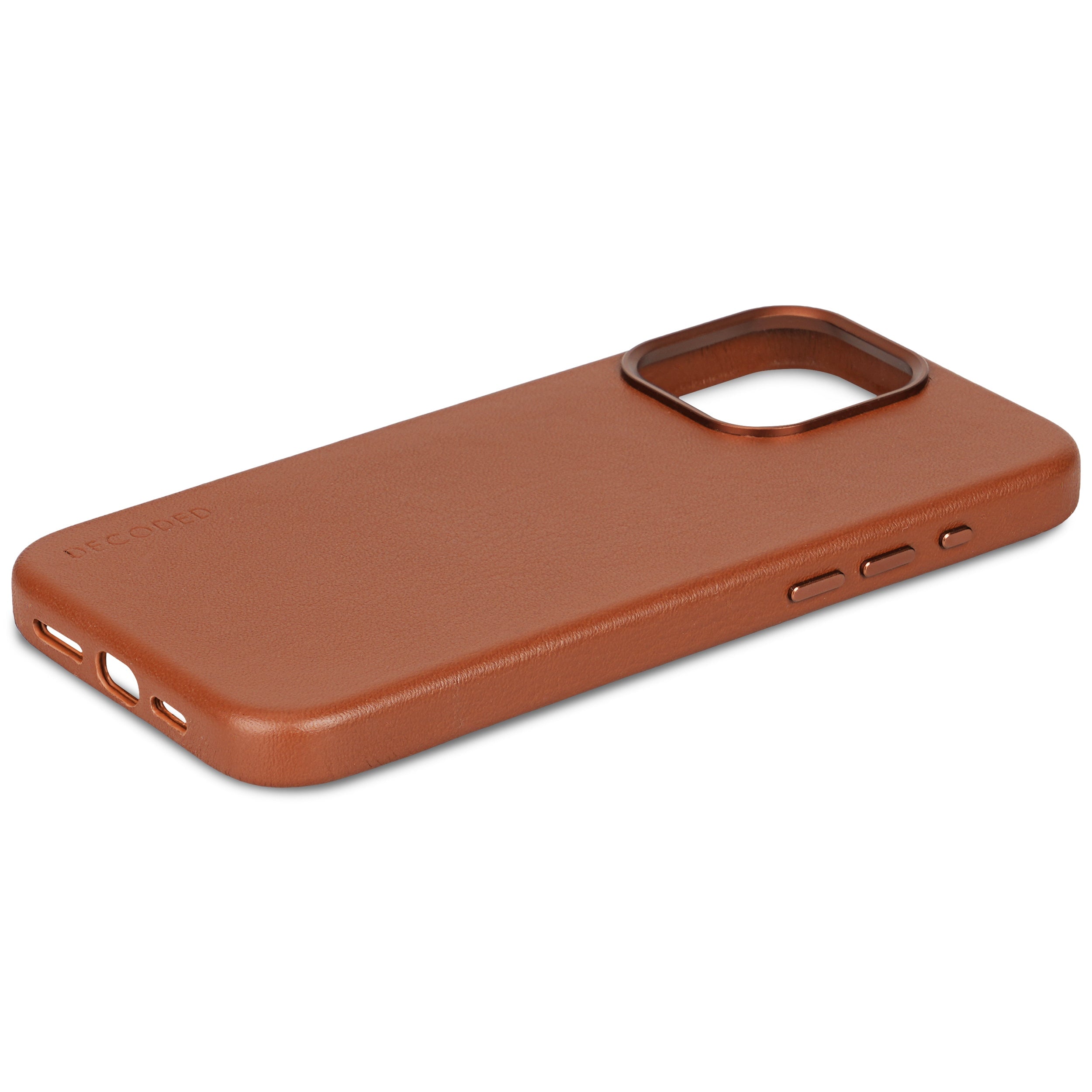 Leather Back Cover iPhone 15 Pro Max, Tan