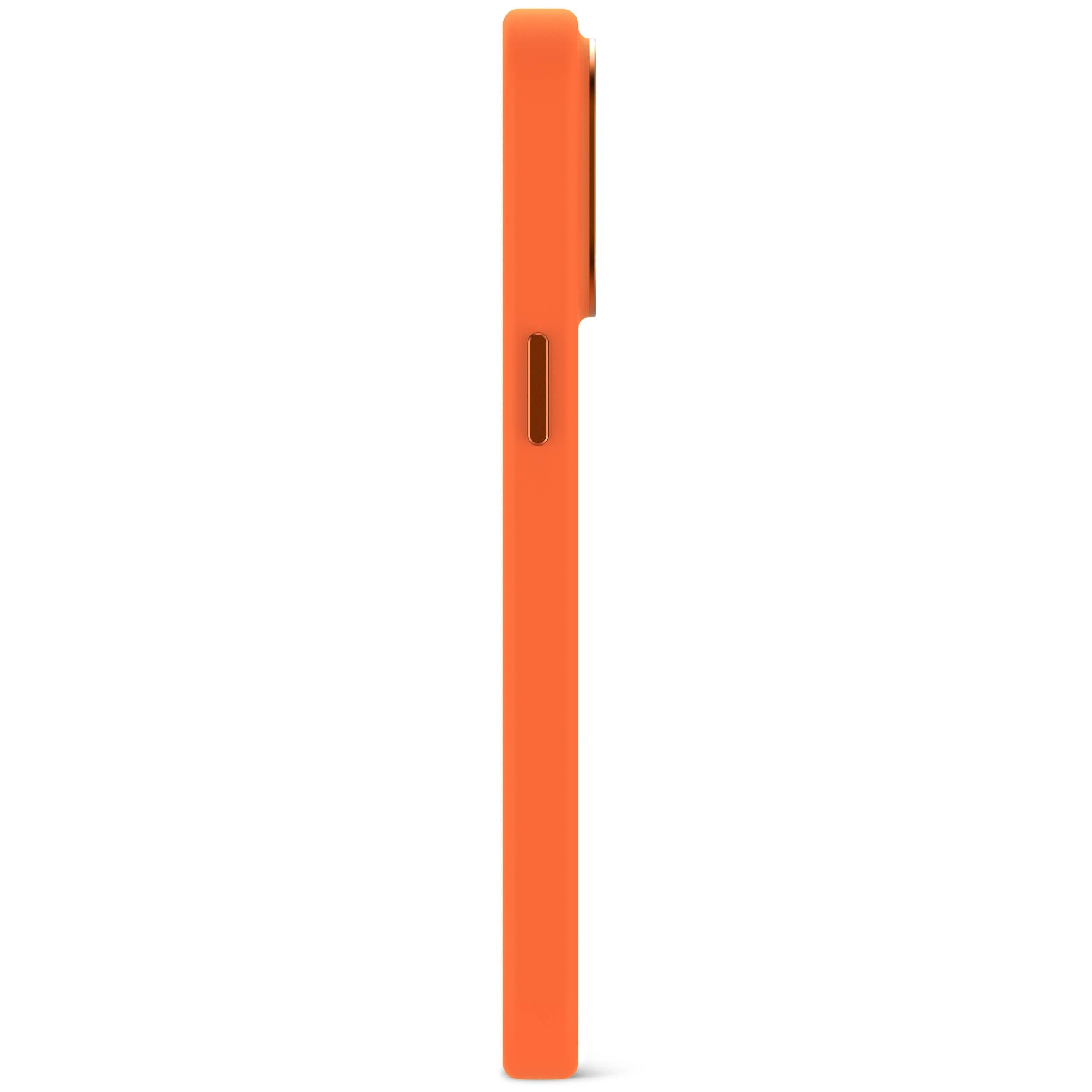 AntiMicrobial Silicone Back Cover iPhone 15 Pro Max, Apricot