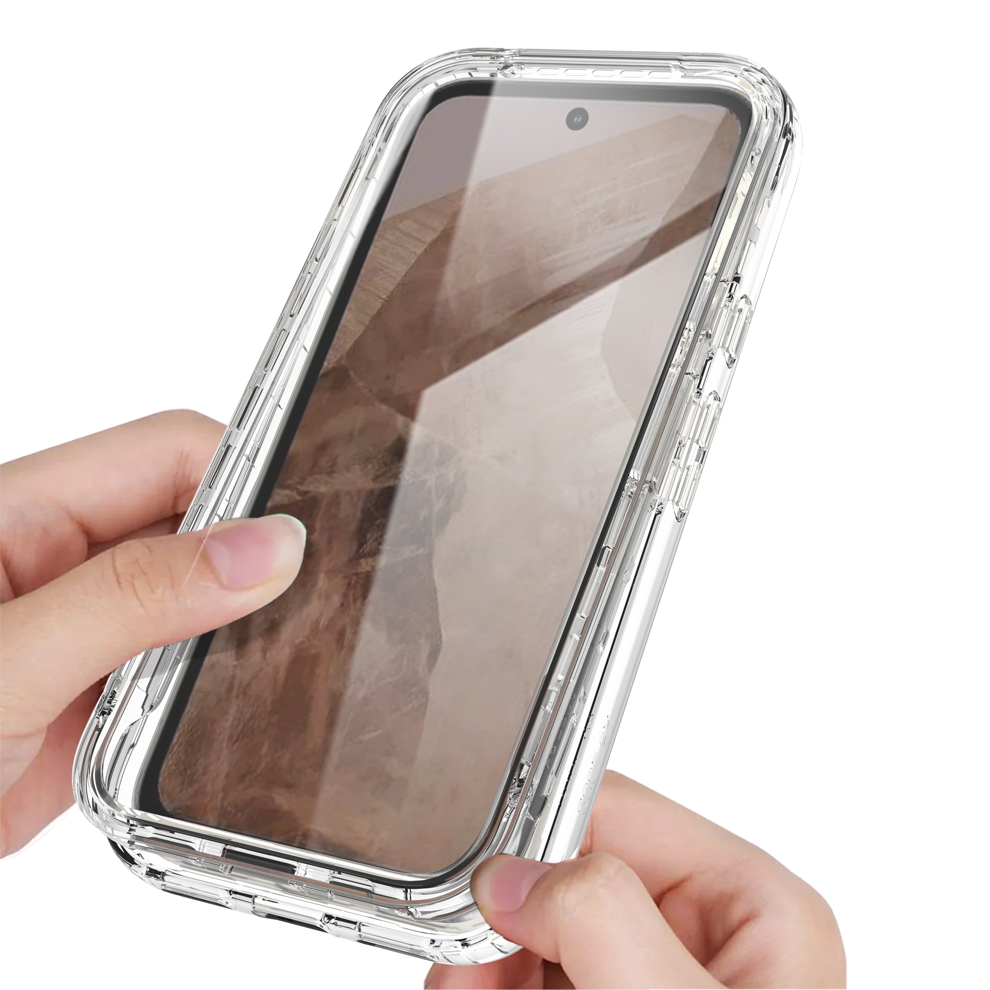 Coque Full Protection Google Pixel 8a, transparent