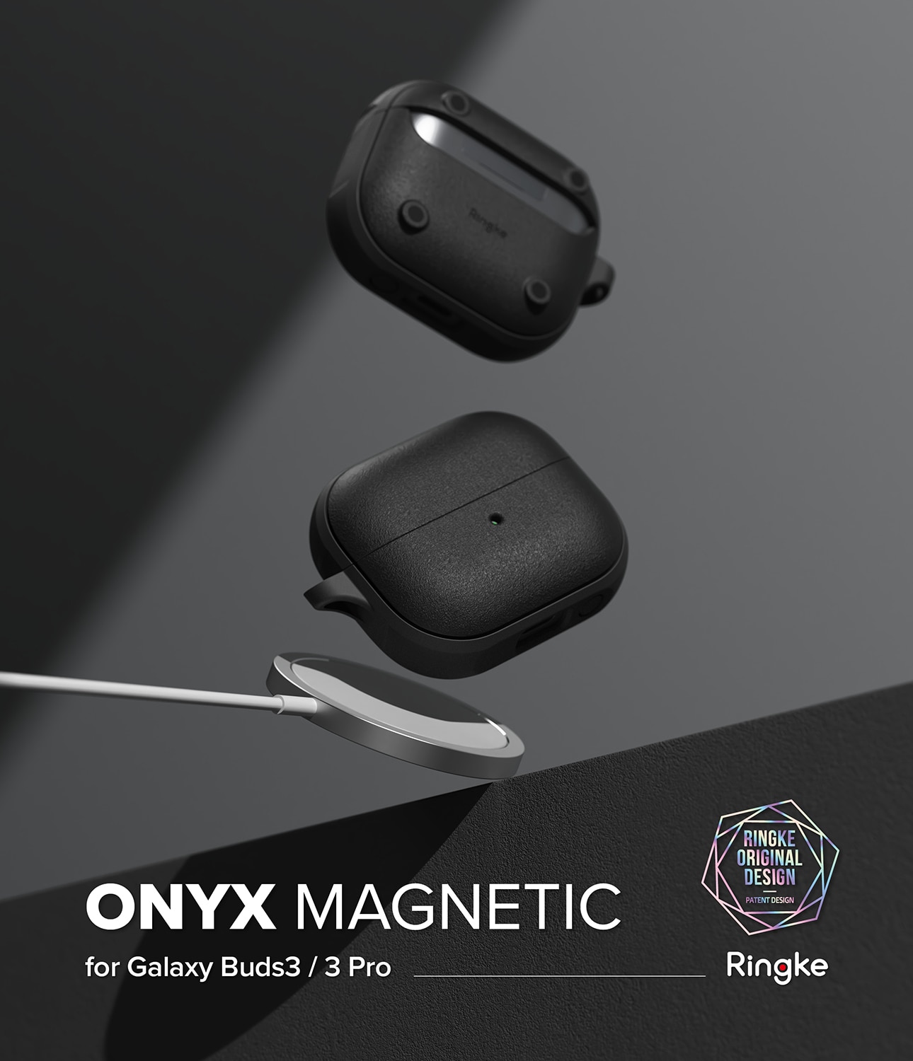 Coque Onyx Magnetic Samsung Galaxy Buds 3 Pro, Black