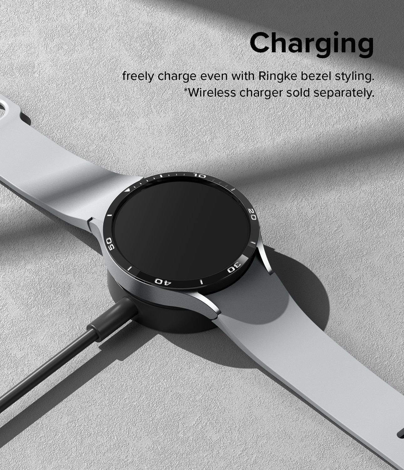 Bezel Styling Samsung Galaxy Watch 6 44mm, noir