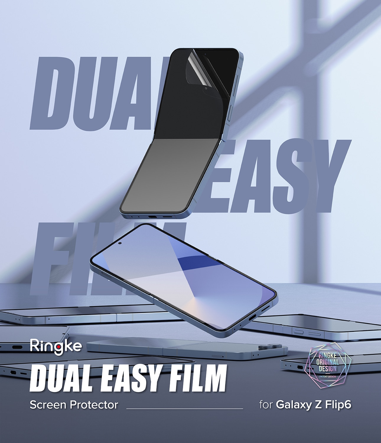 Dual Easy Screen Protector (2 pièces) Samsung Galaxy Z Flip 6