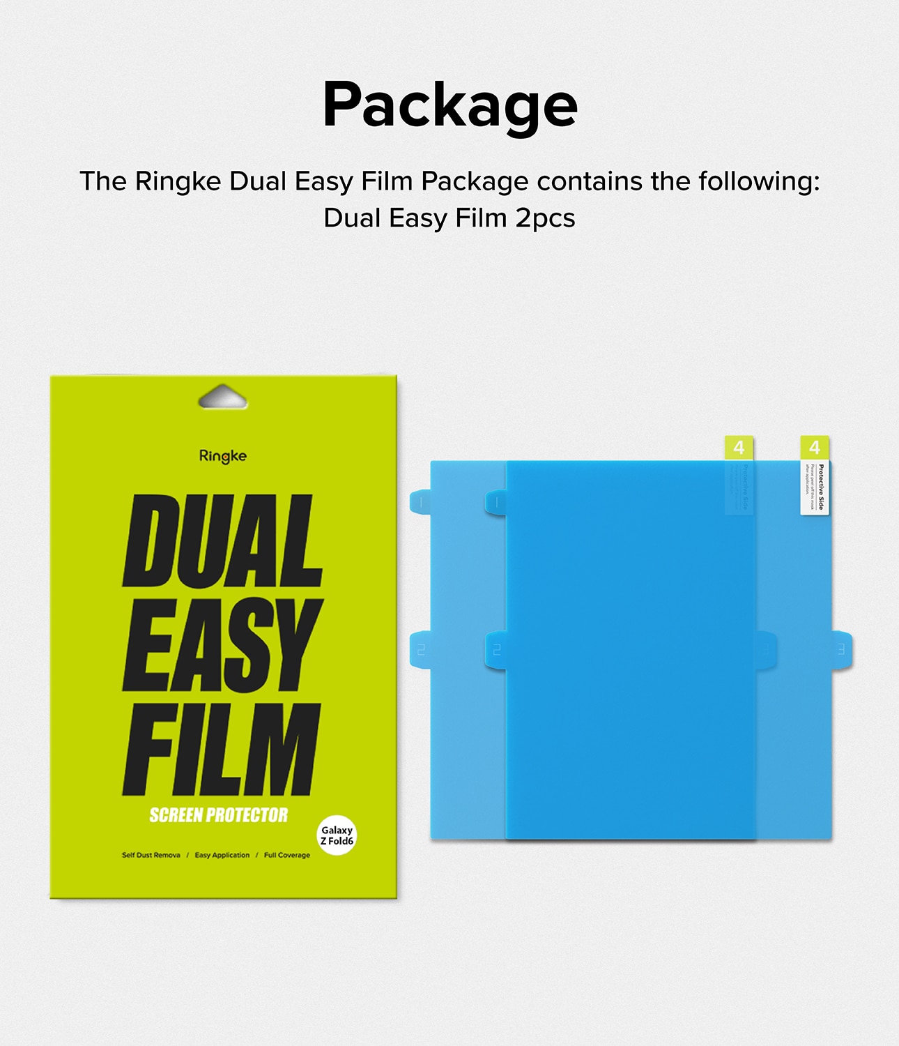 Dual Easy Screen Protector (2 pièces) Samsung Galaxy Z Fold 6