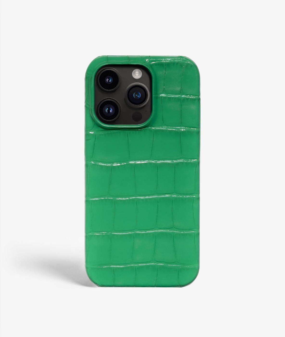 Coque iPhone 14 Pro Croco Green