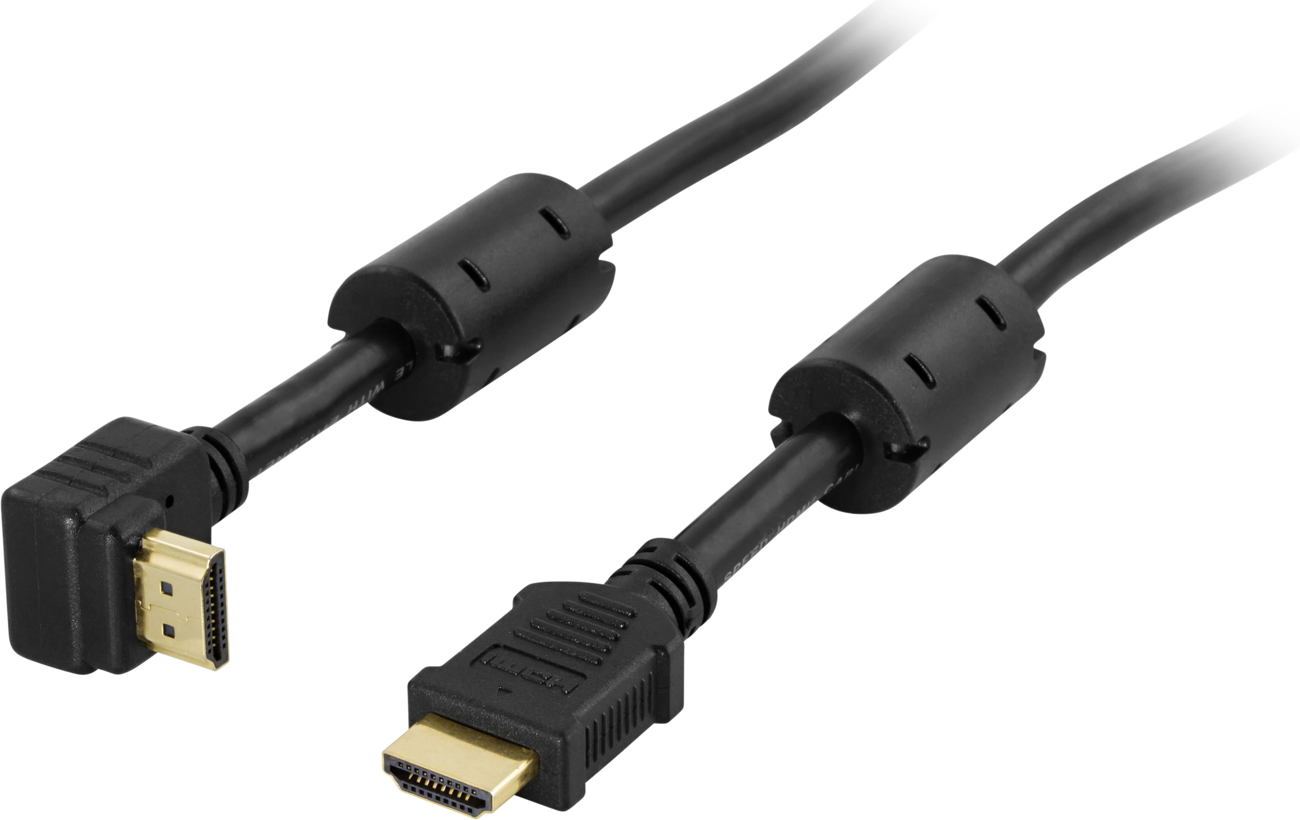 Câble HDMI coudé haute vitesse avec Ethernet 5m