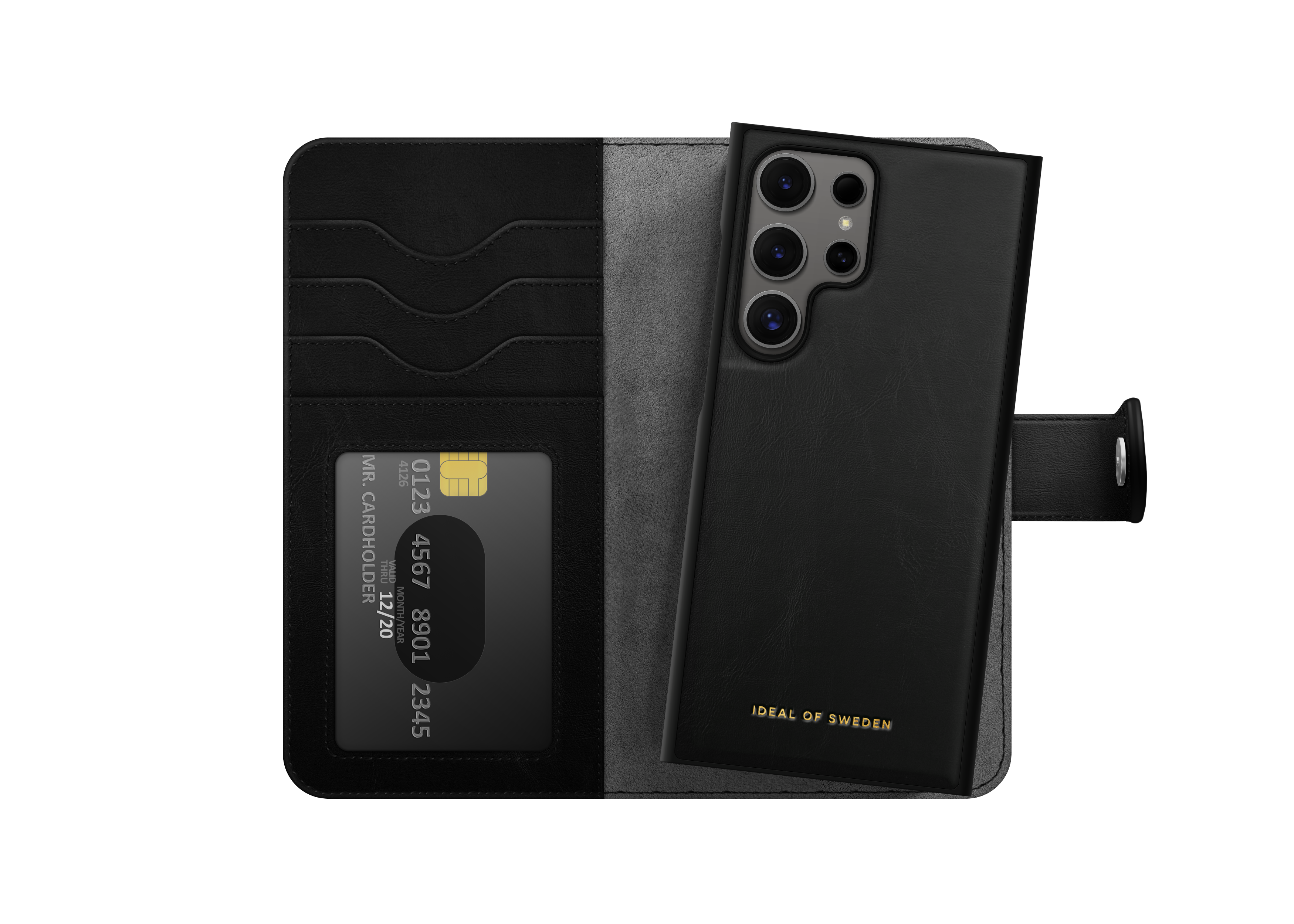 Étui portefeuille Magnet Wallet+ Samsung Galaxy S24 Ultra, Black