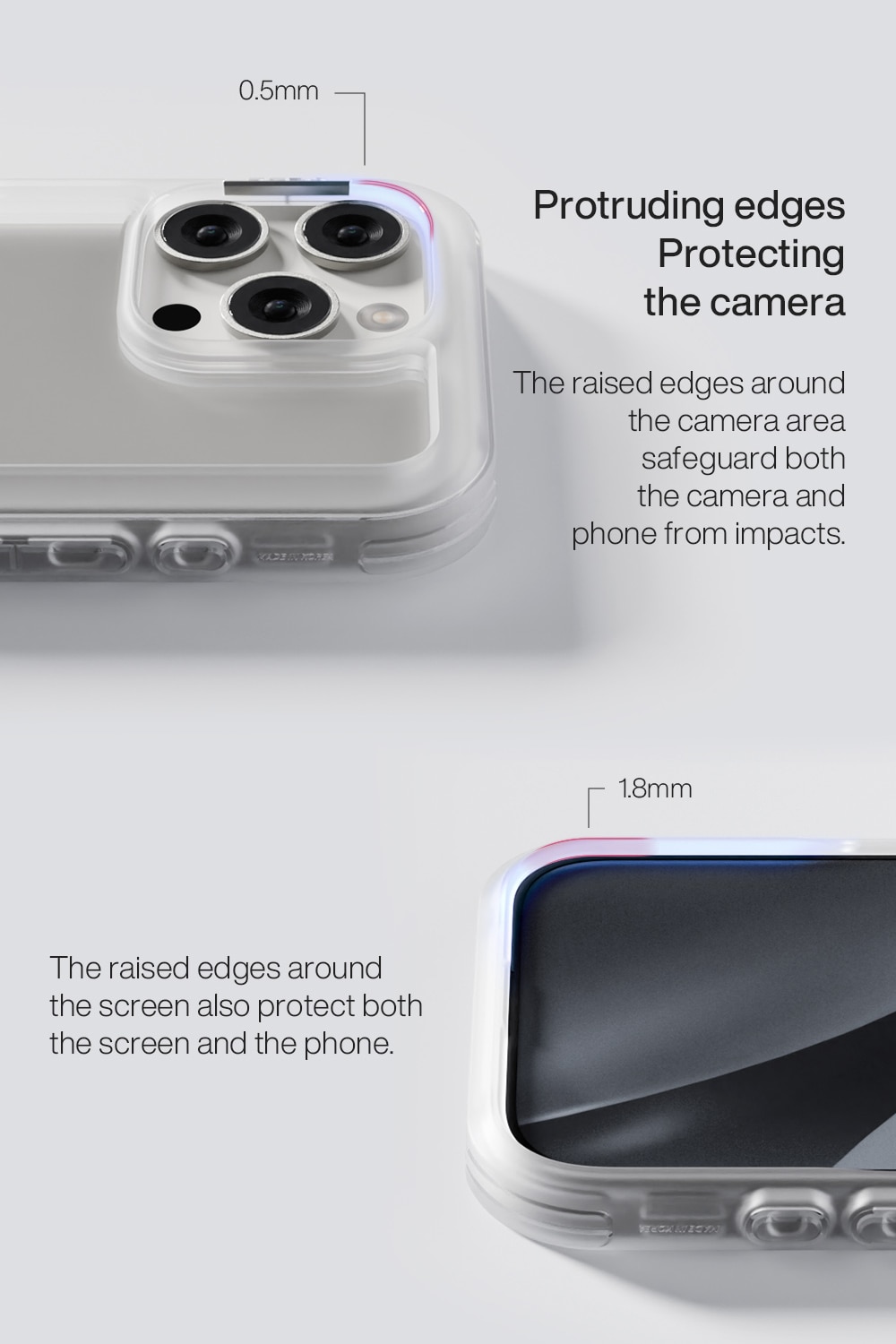 Arche Coque avec Support MagSafe iPhone 16 Pro Max, Matte Clear