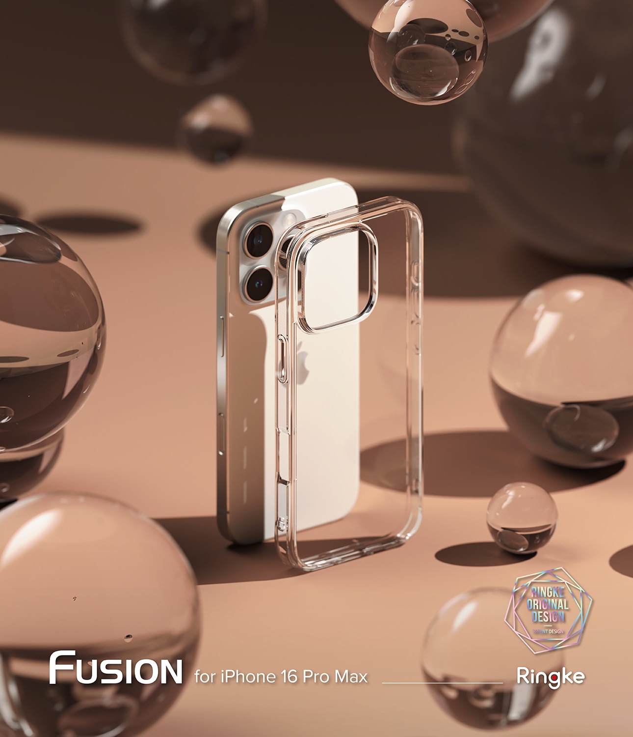 Coque Fusion iPhone 16 Pro Max, Clear