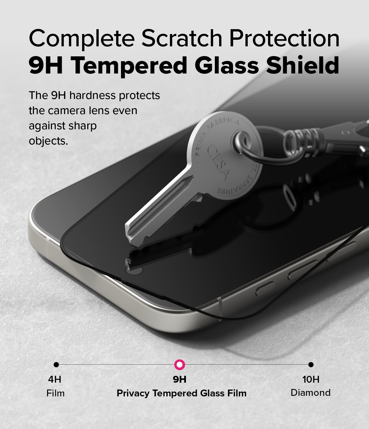 Easy Slide Privacy Glass (2 pièces) iPhone 16 Pro Max