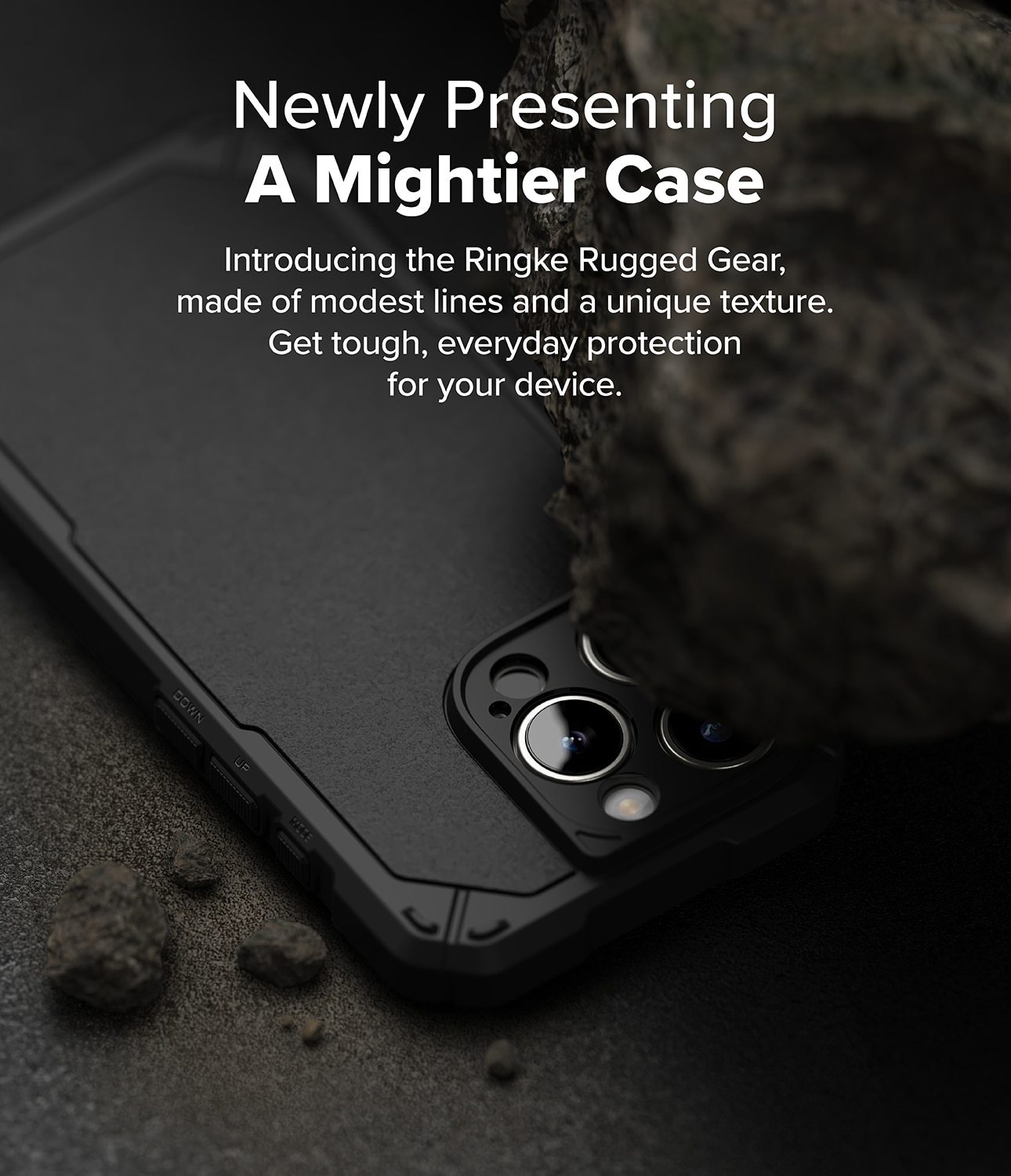 Rugged Gear Magnetic Coque iPhone 16 Pro Max Black