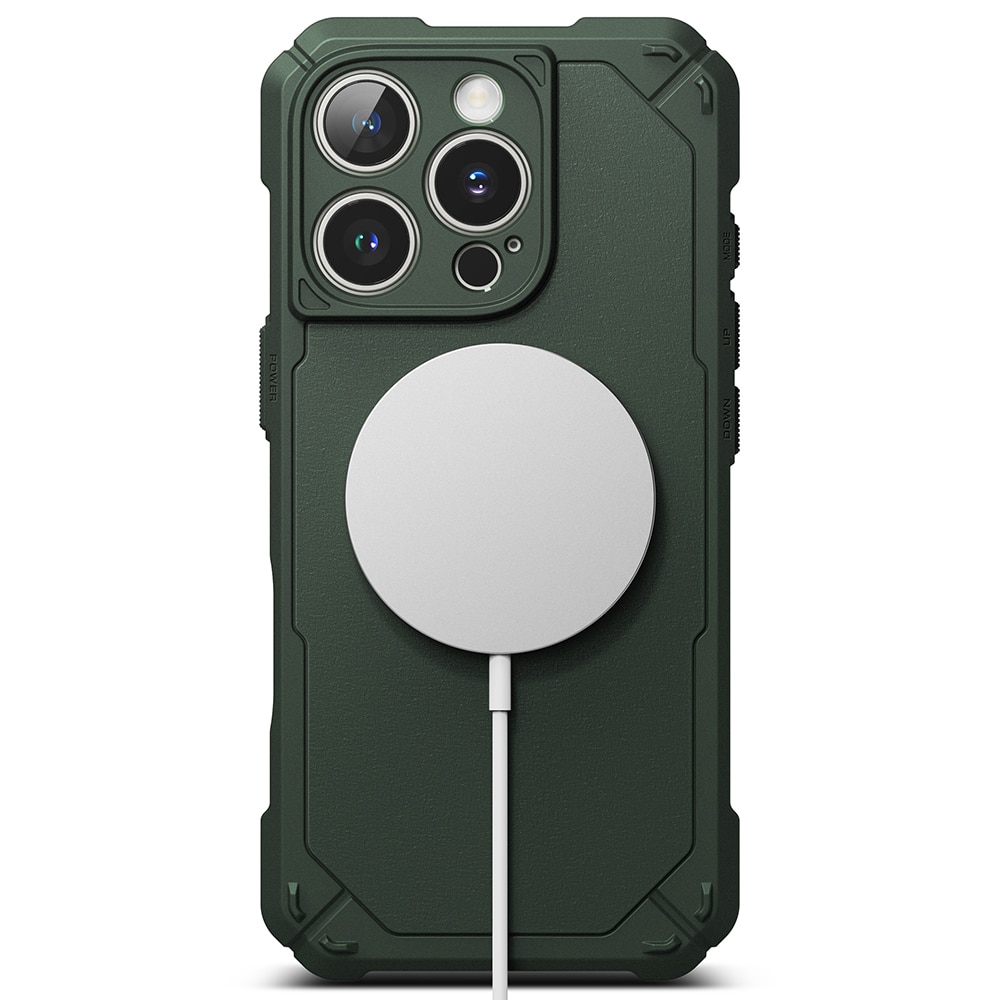 Rugged Gear Magnetic Coque iPhone 16 Pro Max Dark Green