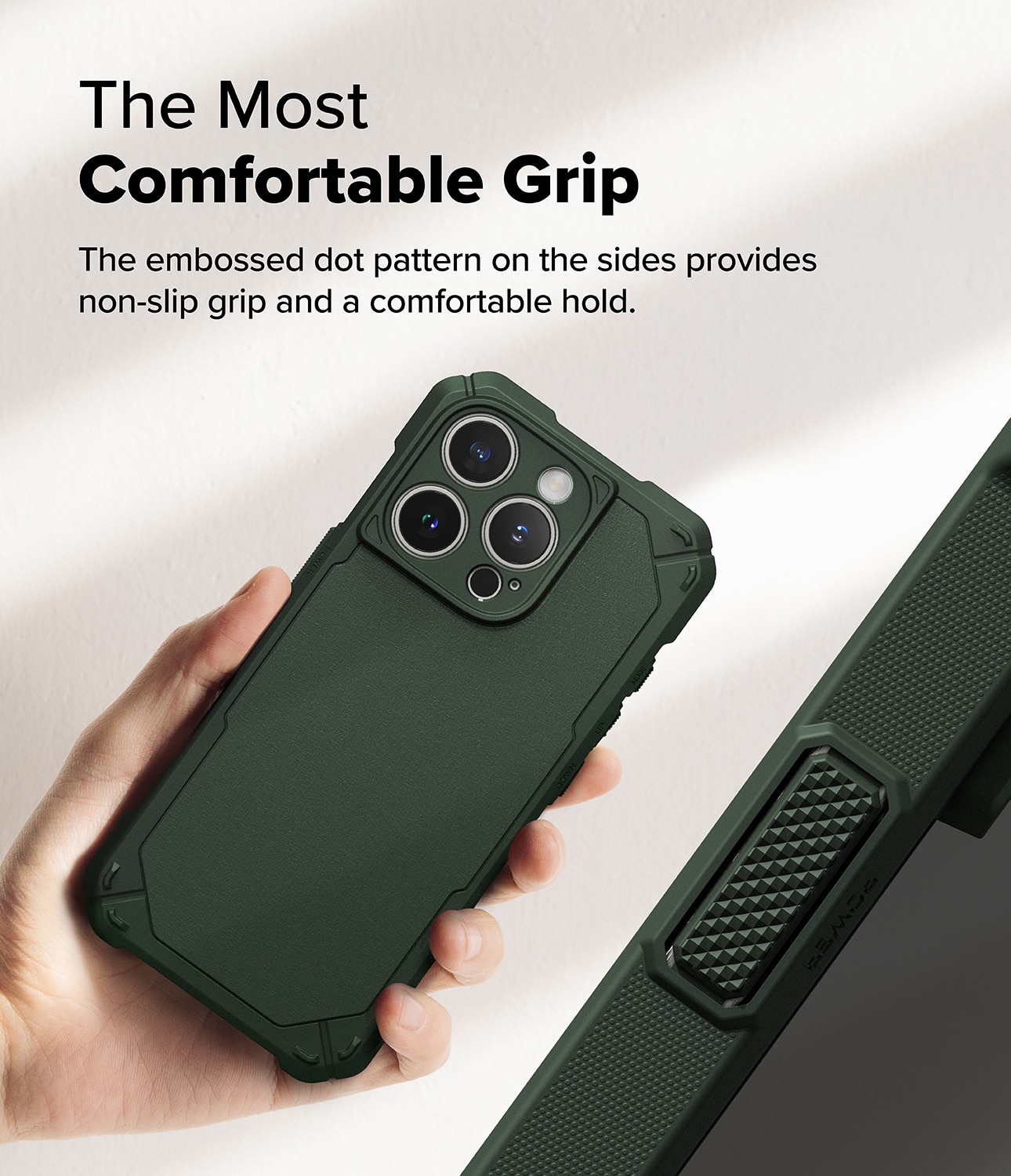 Rugged Gear Magnetic Coque iPhone 16 Pro Max Dark Green