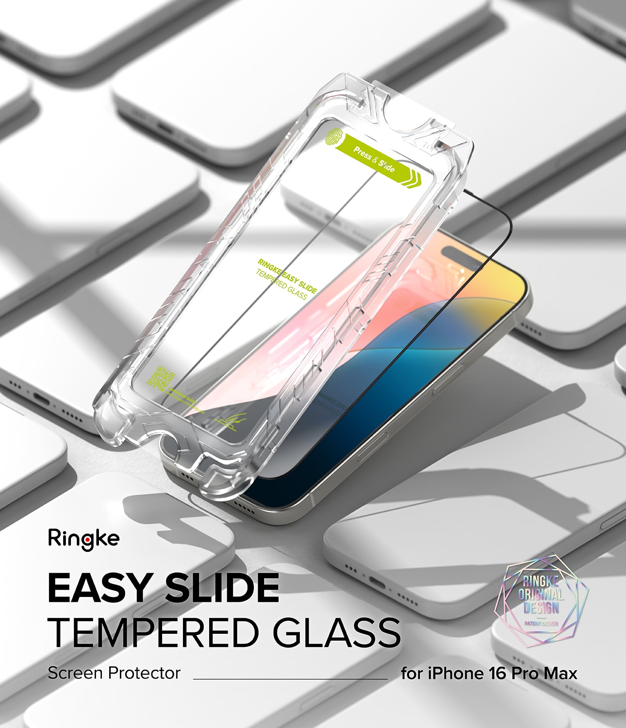 Easy Slide Glass (2 pièces) iPhone 16 Pro Max