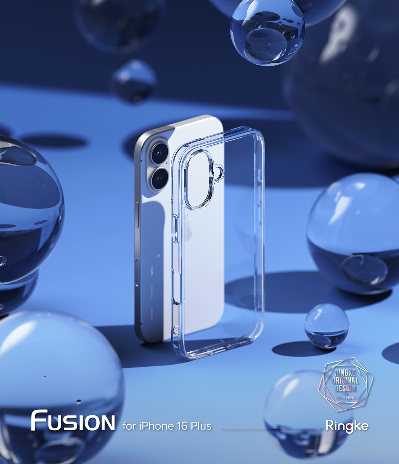 Coque Fusion iPhone 16 Plus, Clear