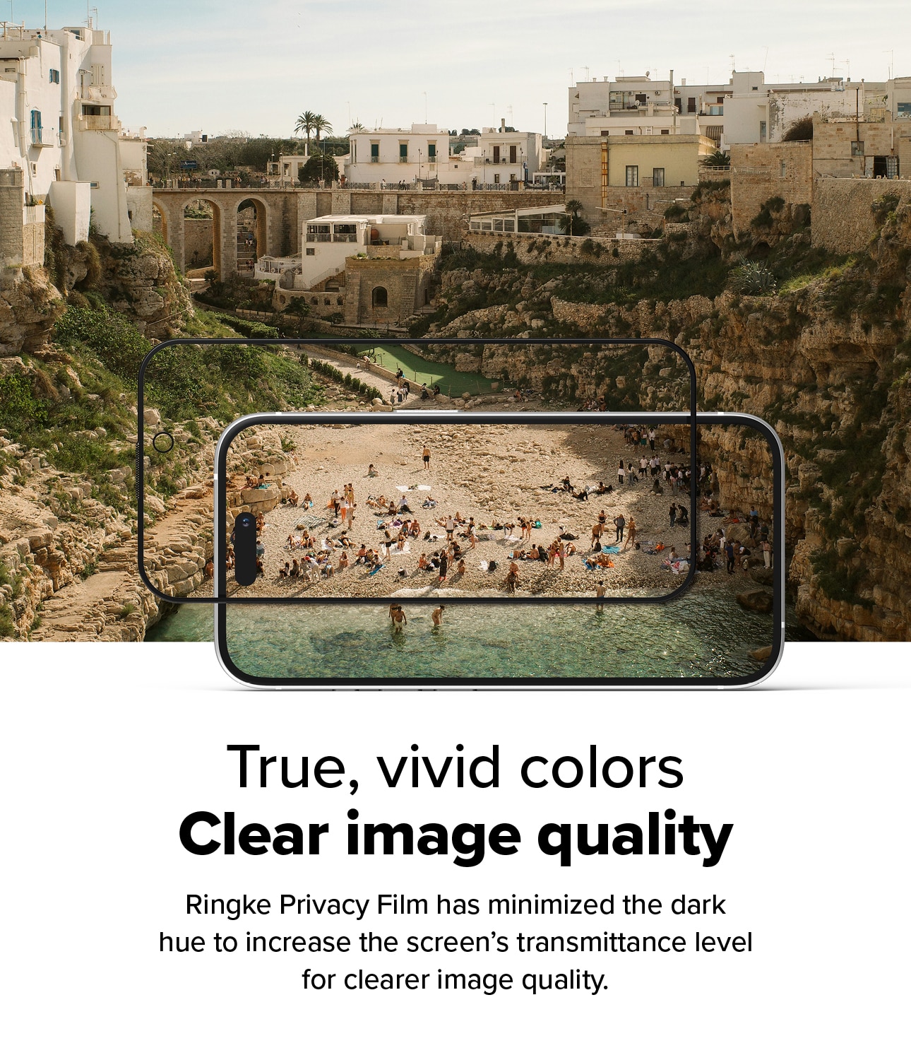 Easy Slide Privacy Glass (2 pièces) iPhone 16 Plus