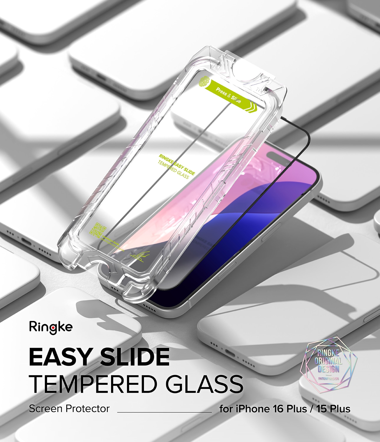 Easy Slide Glass (2 pièces) iPhone 16 Plus