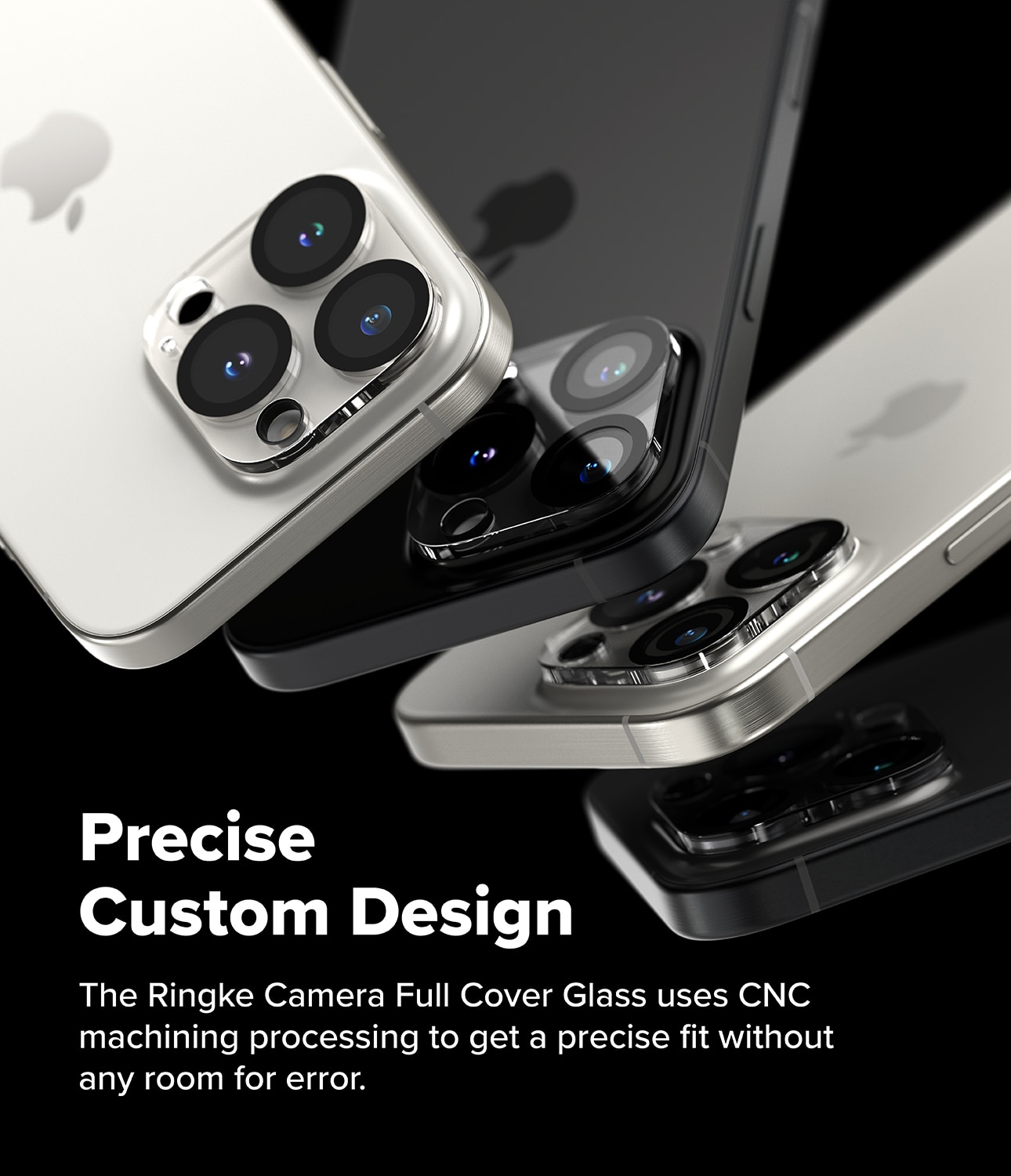 Camera Protector Glass (2 pièces) iPhone 16 Pro Transparent