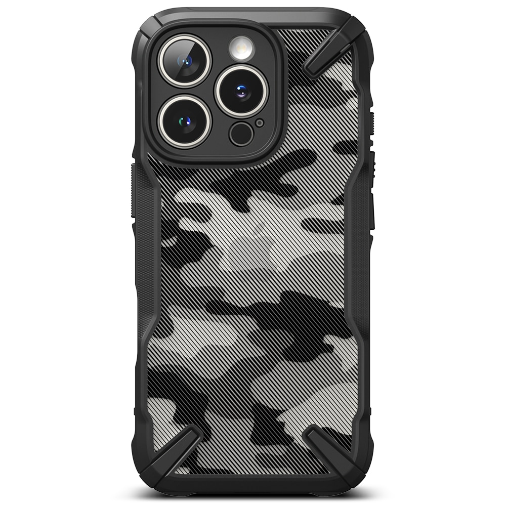 Coque Fusion X iPhone 16 Pro Max, Camo Black