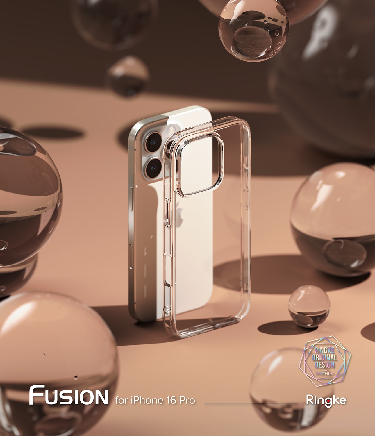 Coque Fusion iPhone 16 Pro, Clear