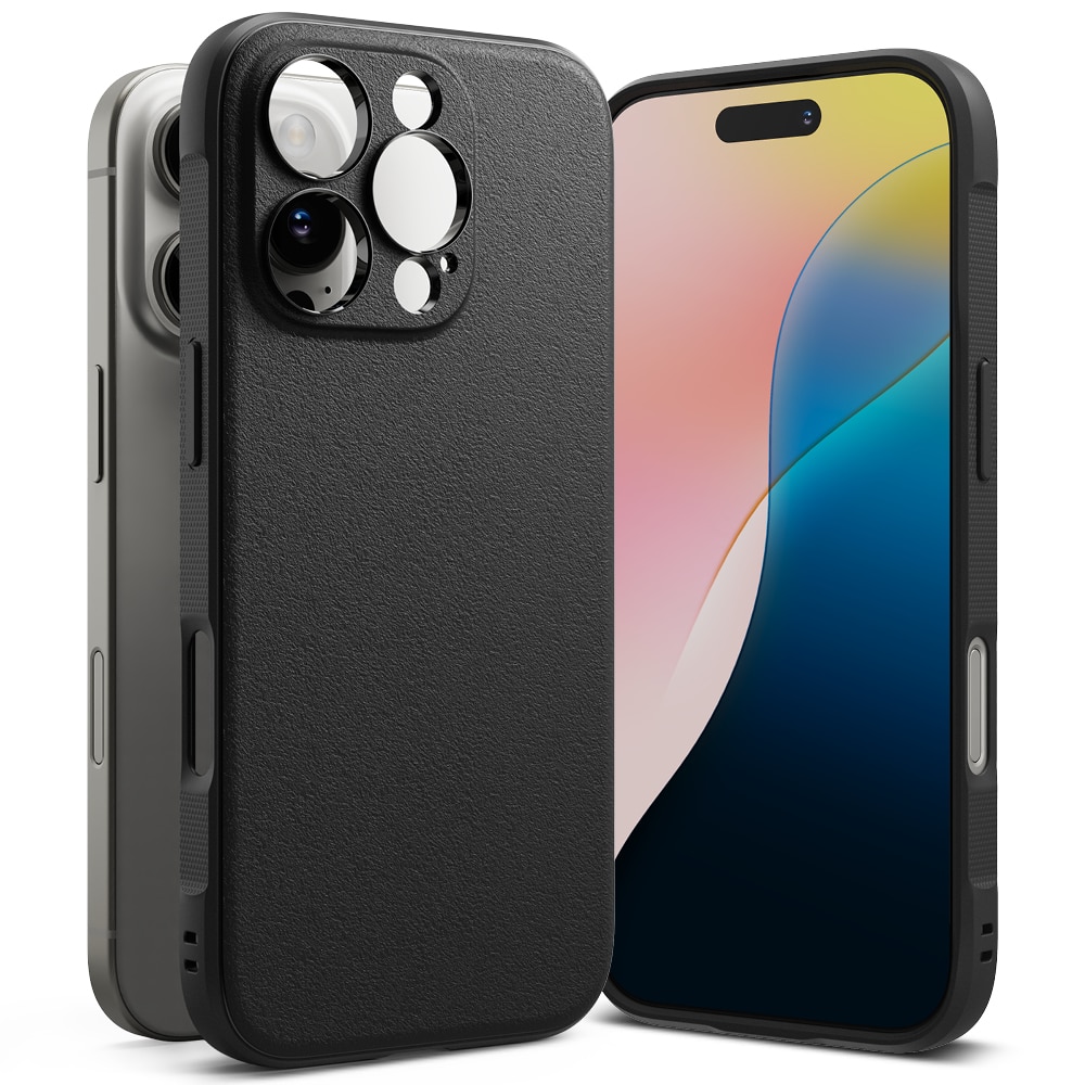 Coque Onyx iPhone 16 Pro, noir