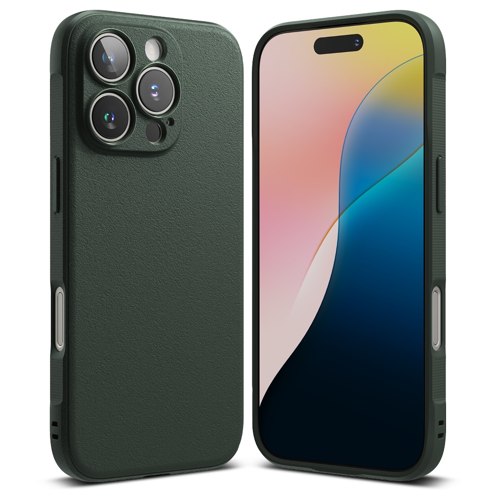 Coque Onyx iPhone 16 Pro, Dark Green