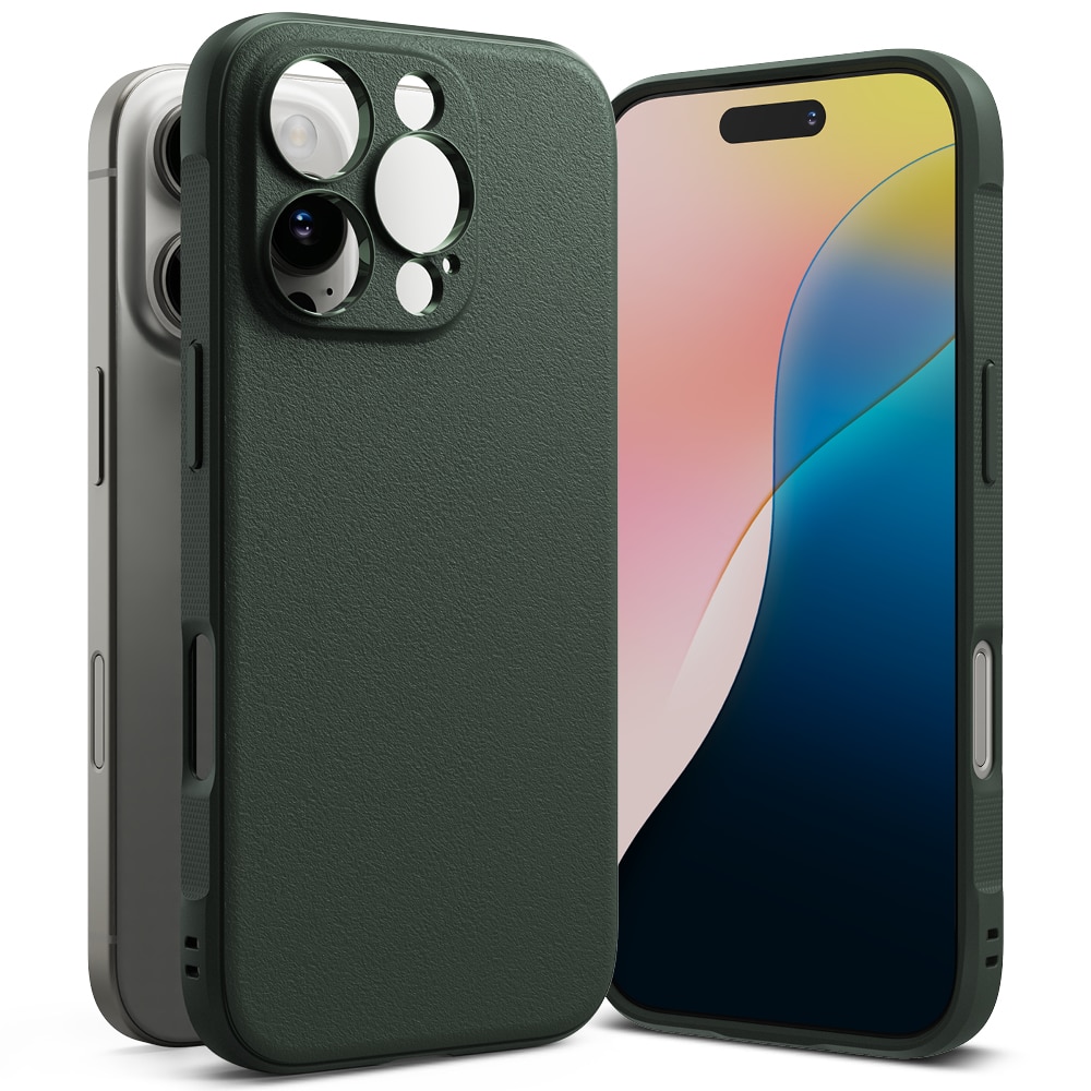 Coque Onyx iPhone 16 Pro, Dark Green